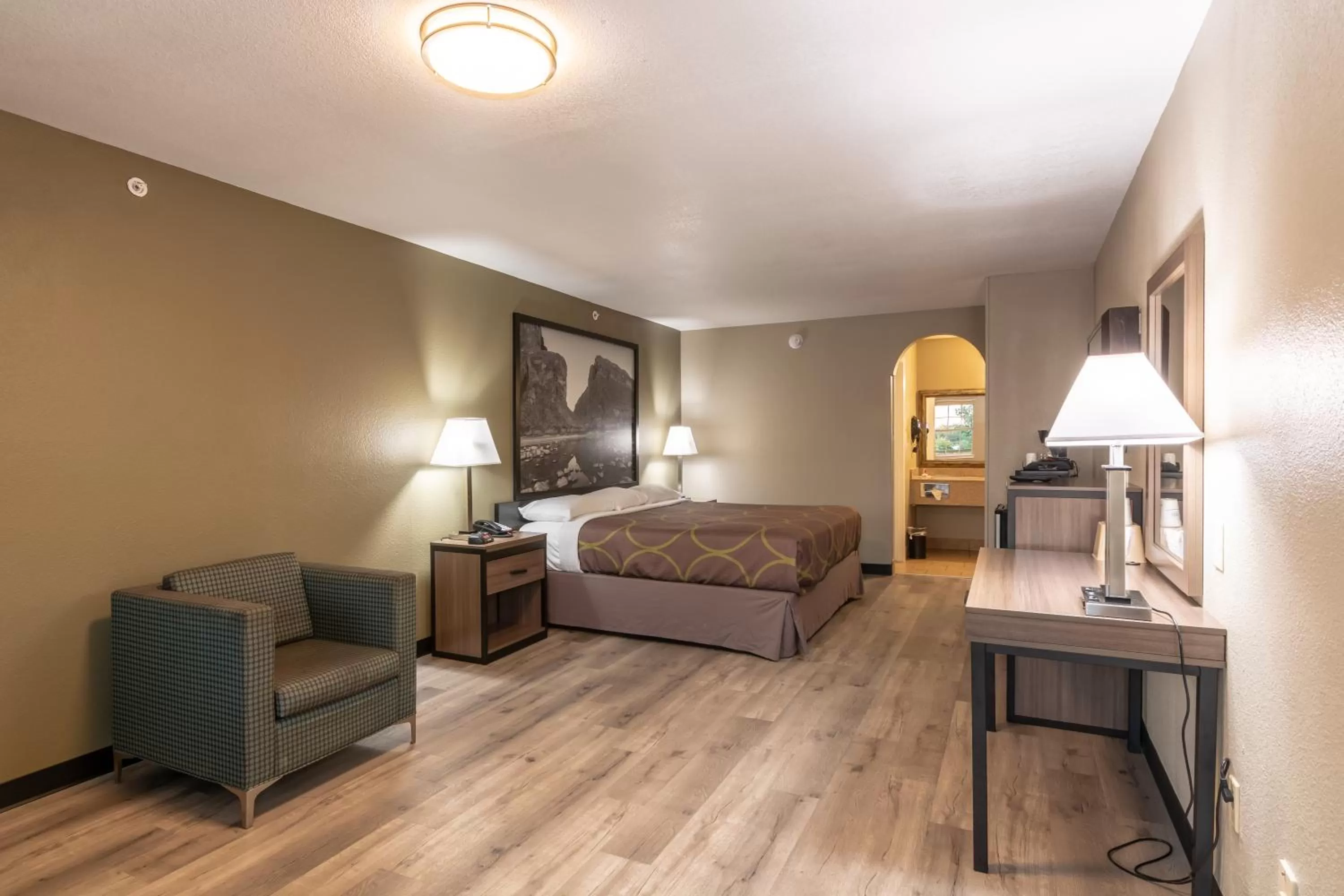 Bed in Super 8 Dallas East Near Fair Park Downtown