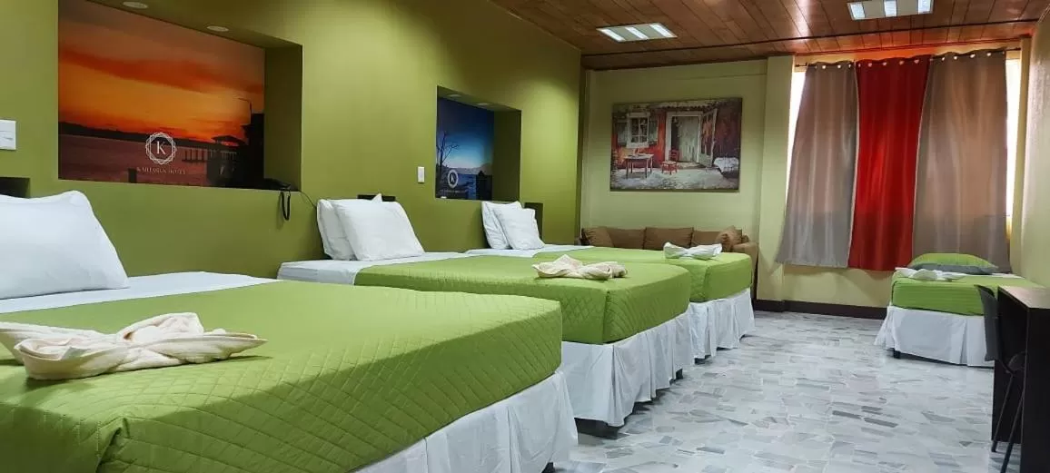 Bed in Kartagus Hotel