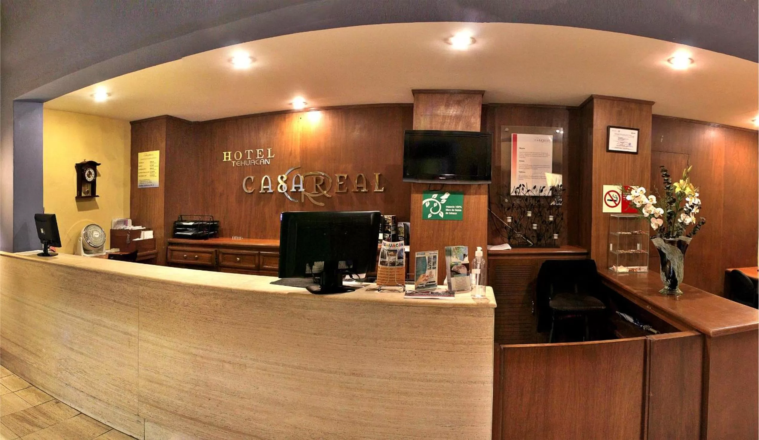 Lobby or reception in Hotel Casa Real Tehuacan