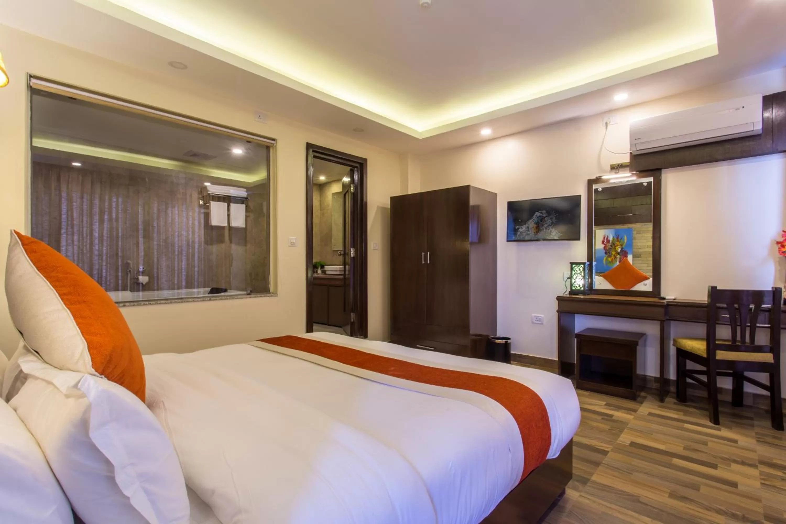 Decorative detail, Bed in Bodhi Suites Boutique Hotel and Spa