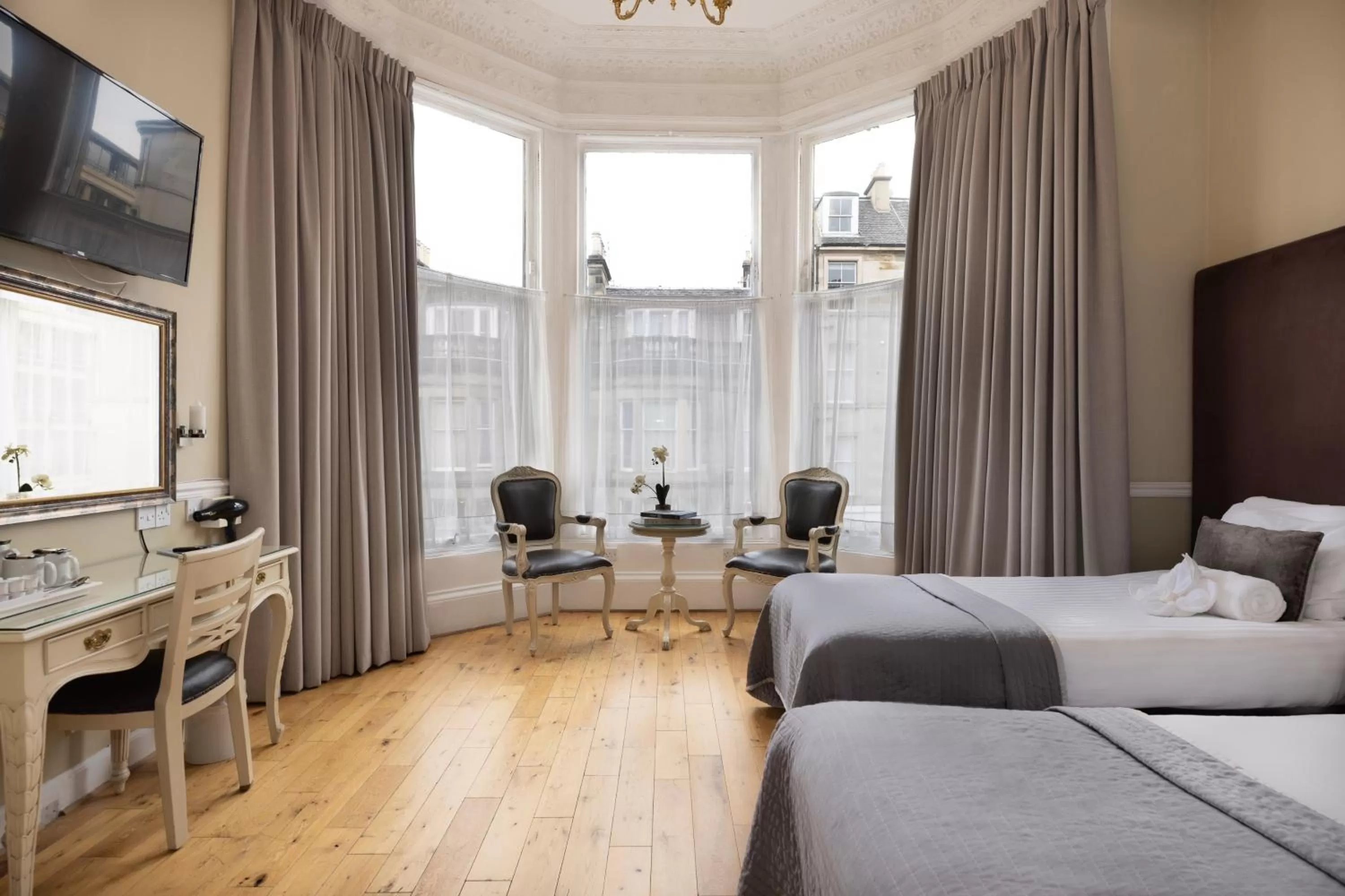 Bedroom in The Haymarket Hotel