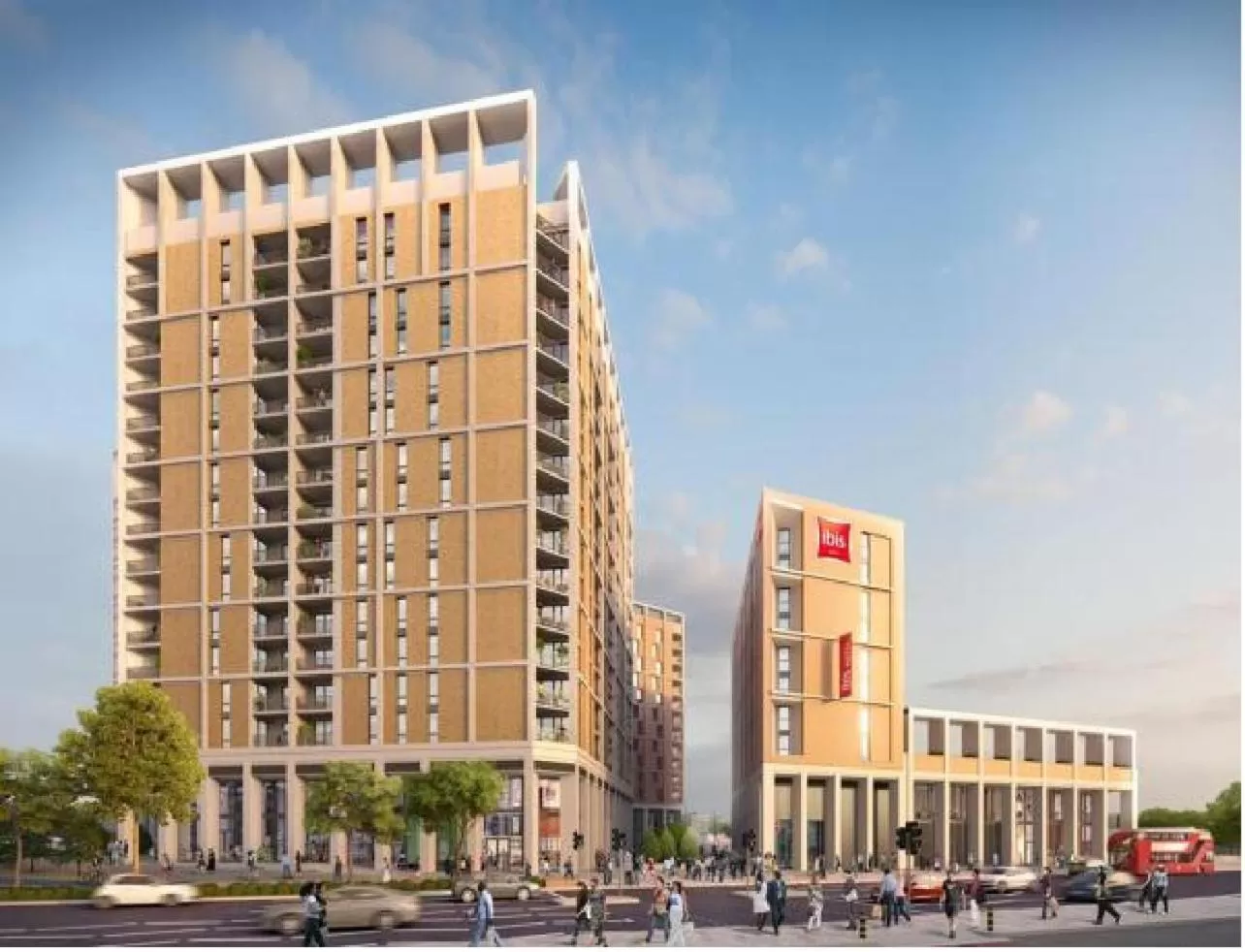Property building in ibis London Canning Town