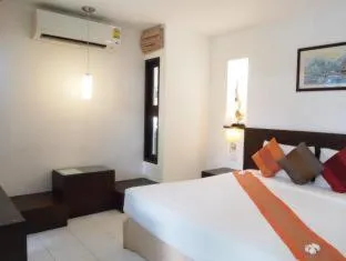 Bed in Evergreen Resort