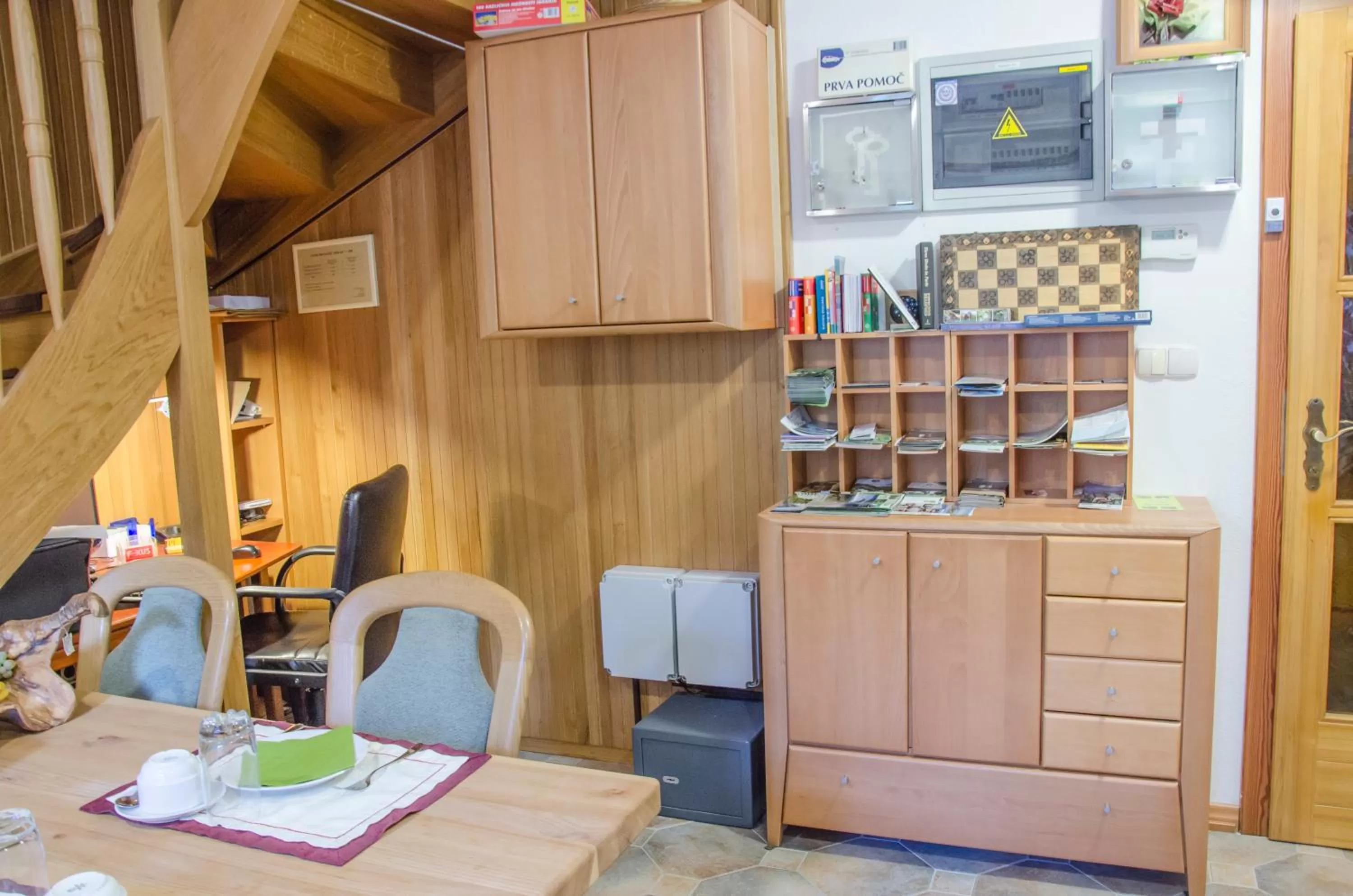 Lobby or reception, Restaurant/Places to Eat in Miškar Rooms