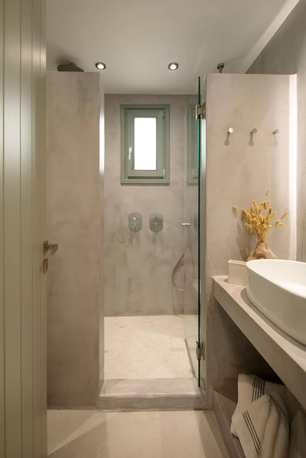 Shower in "Makava Suites" Your Luxe Urban Sanctuary