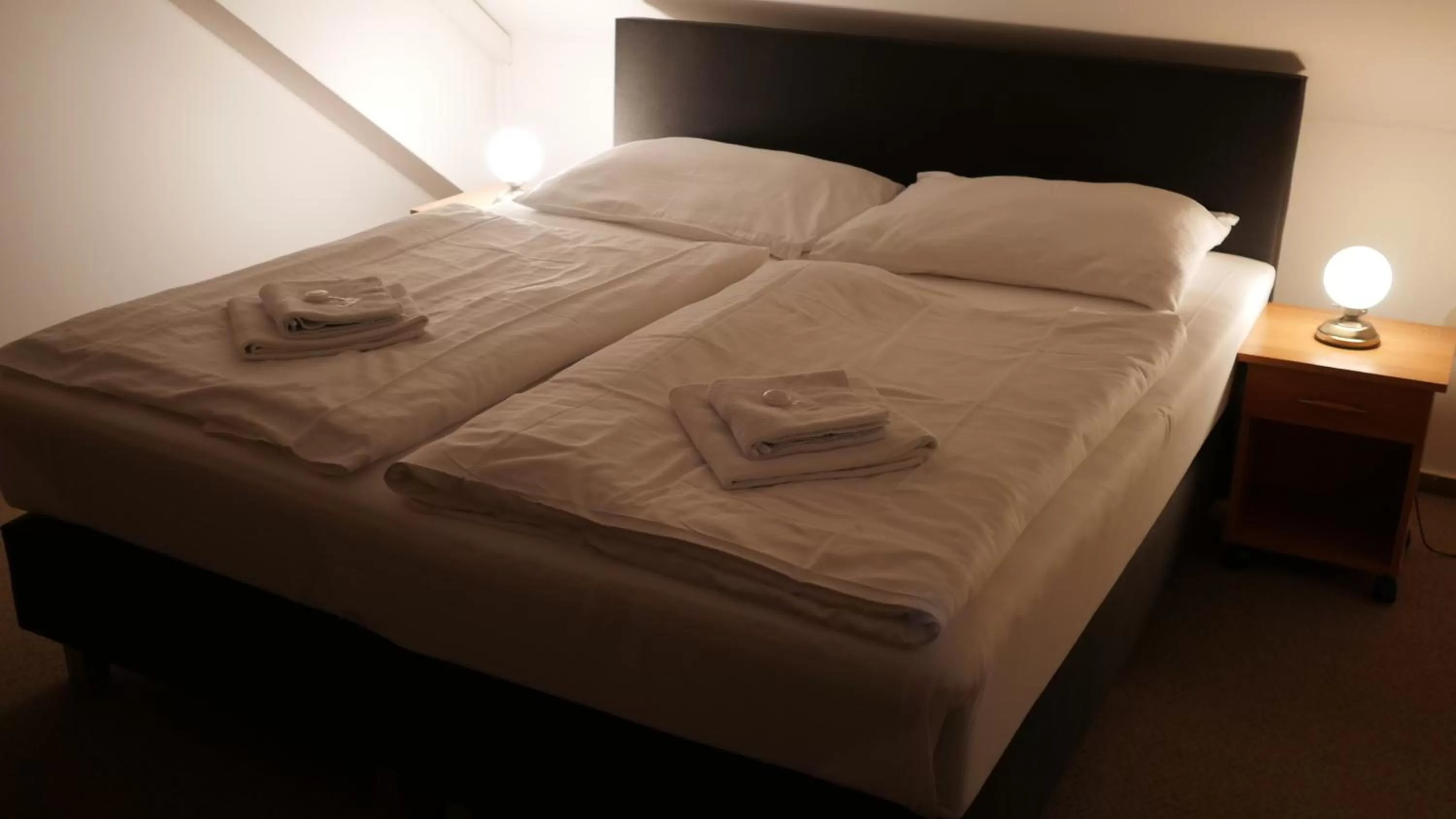 Bed in Hotel Bílý Koníček