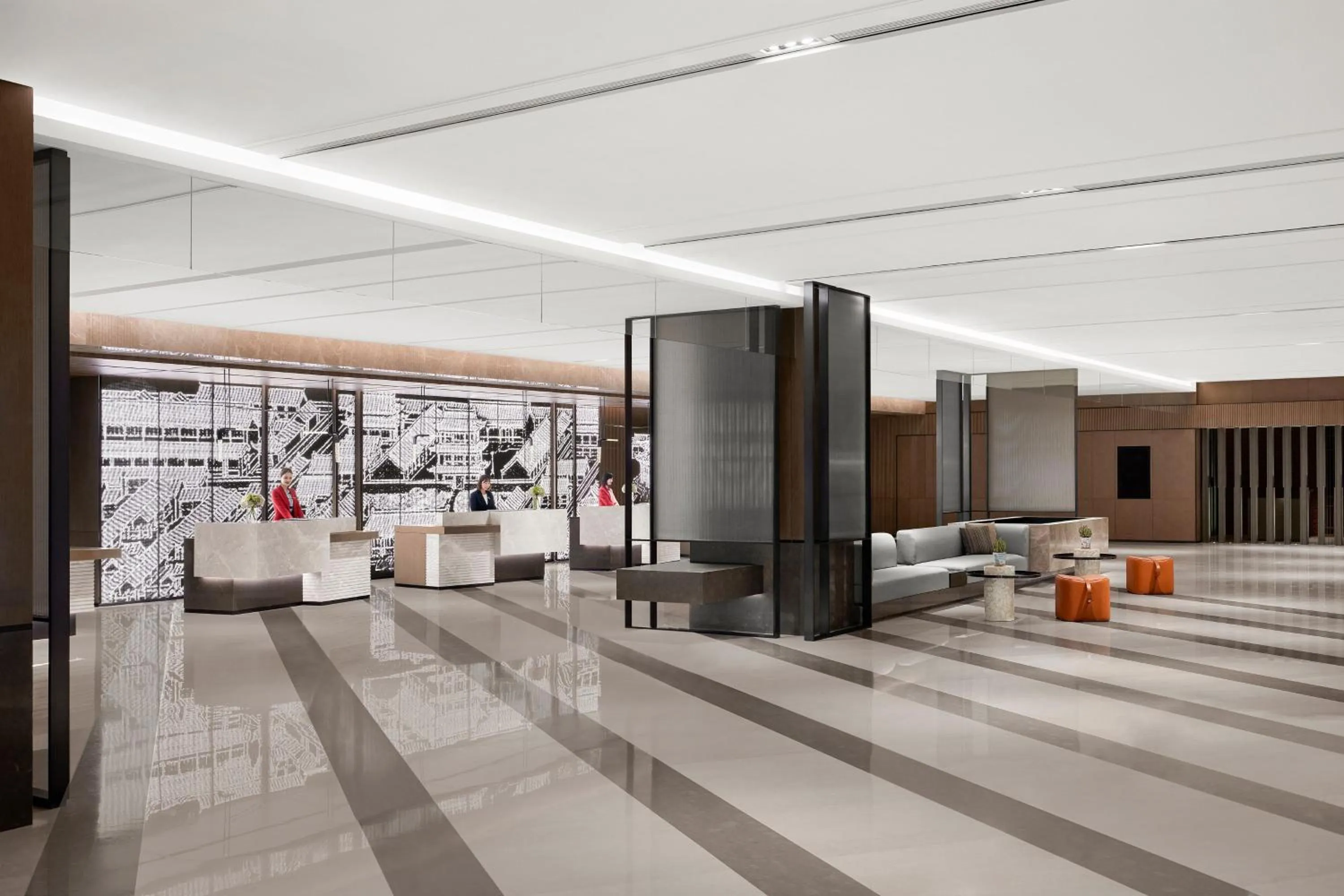 Lobby or reception in Shenyang Marriott Hotel