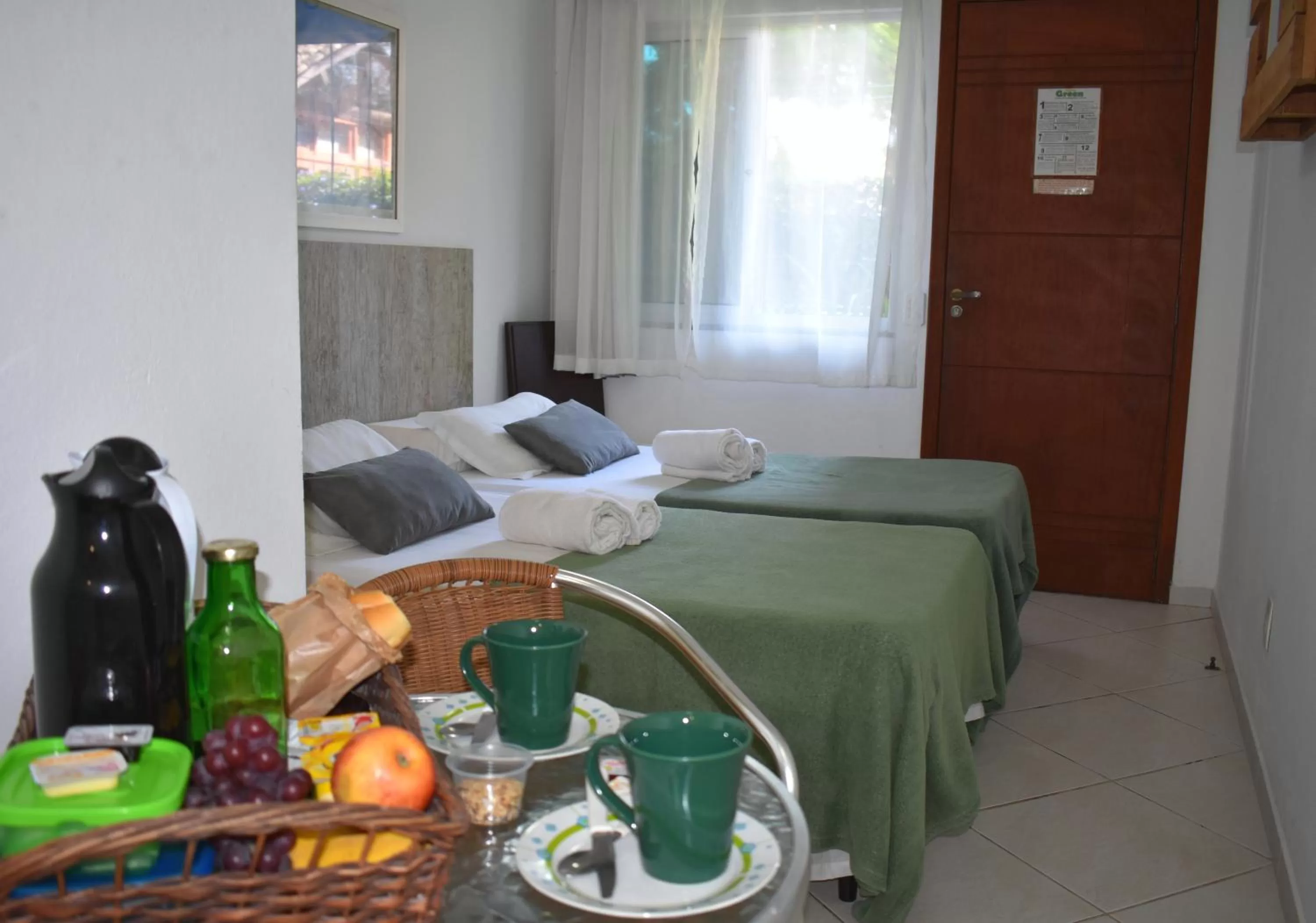 Bed in Pousada Green