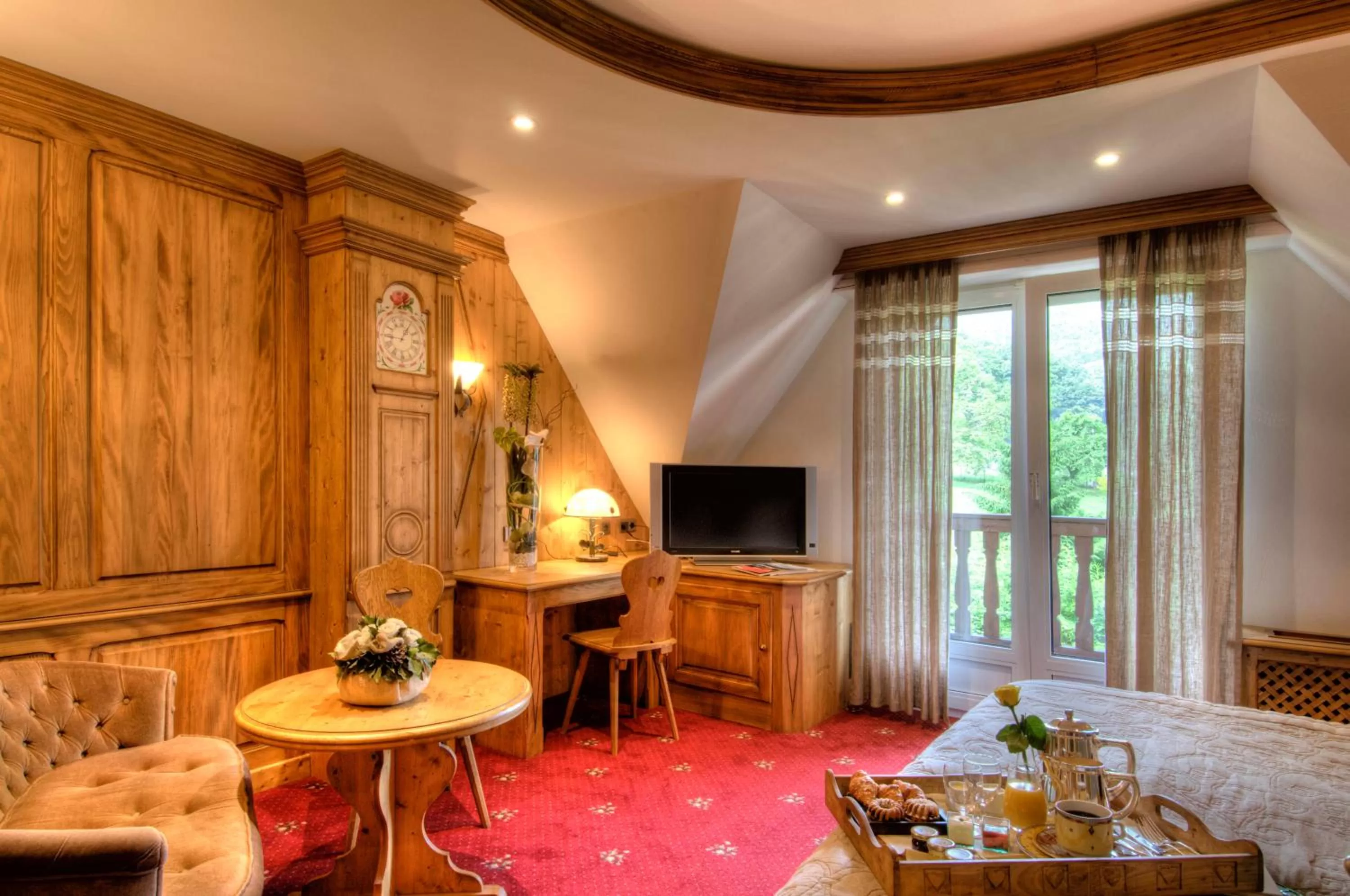 Double Room with Spa Access in Hostellerie Des Châteaux & Spa