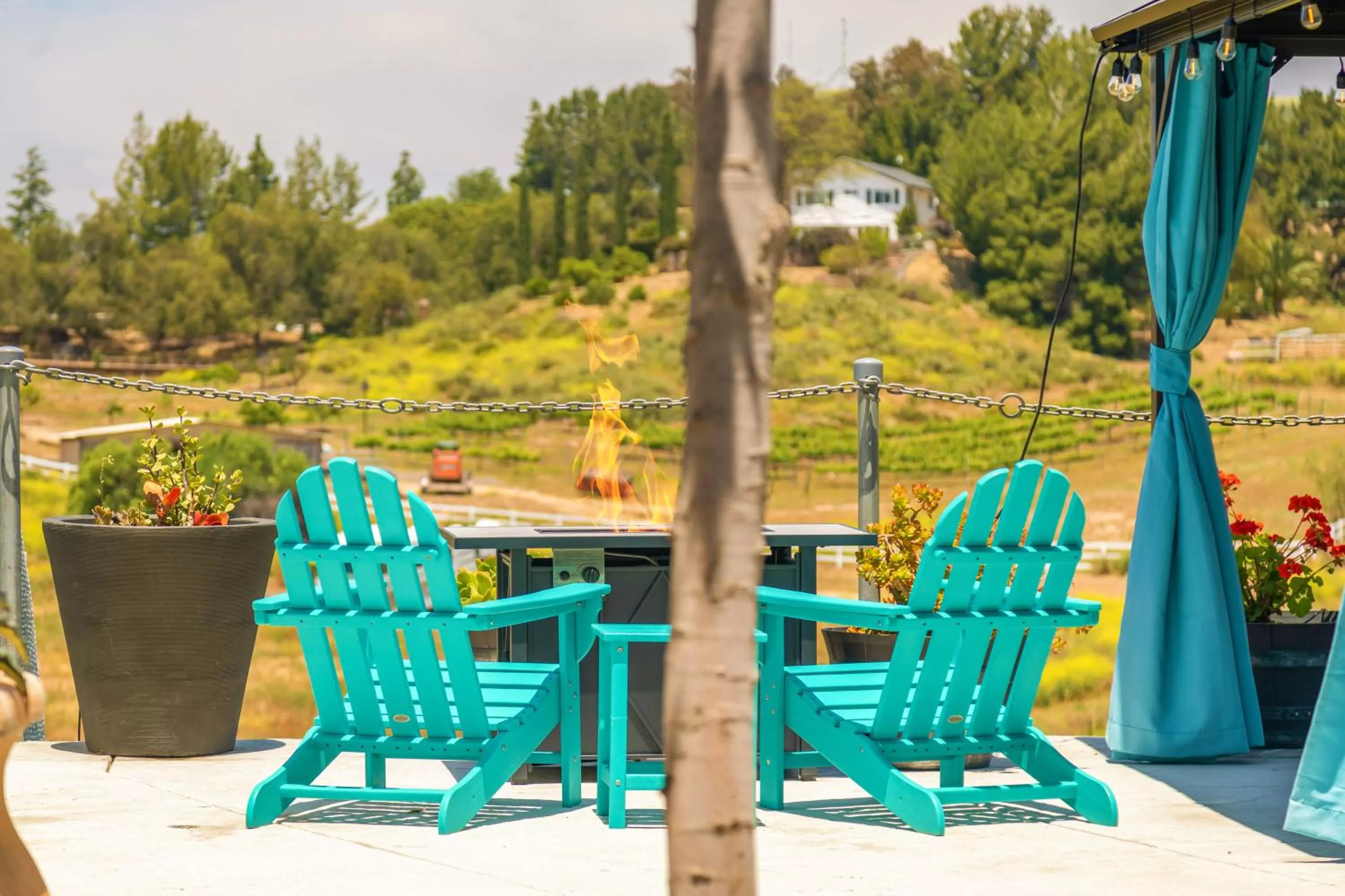Patio in Gaia Inn & Spa- Adult Only- Temecula Wine Country