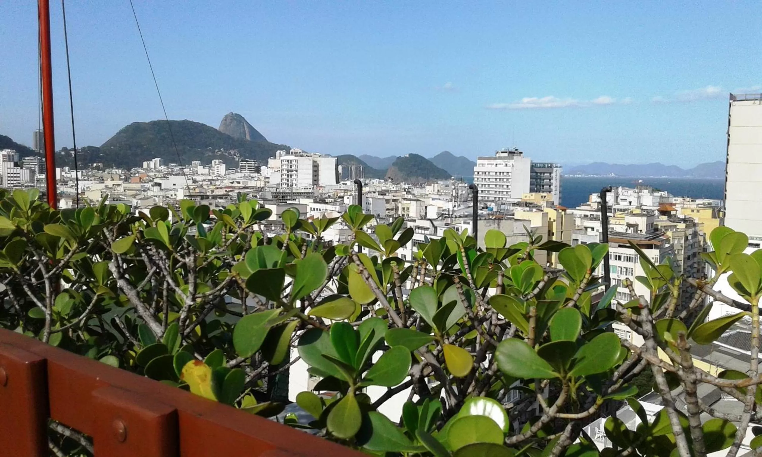 City view in Augusto's Copacabana Hotel