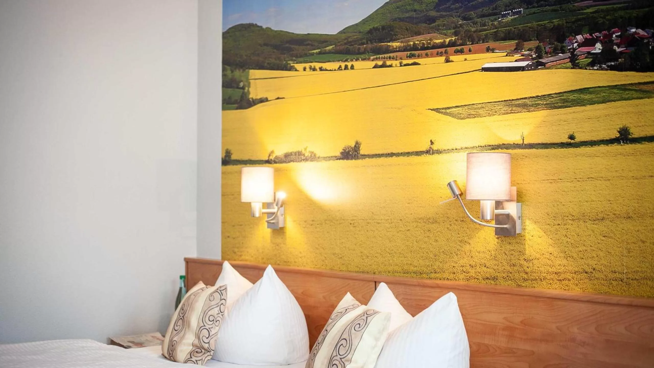 Bed in Hotel Zum Hirsch