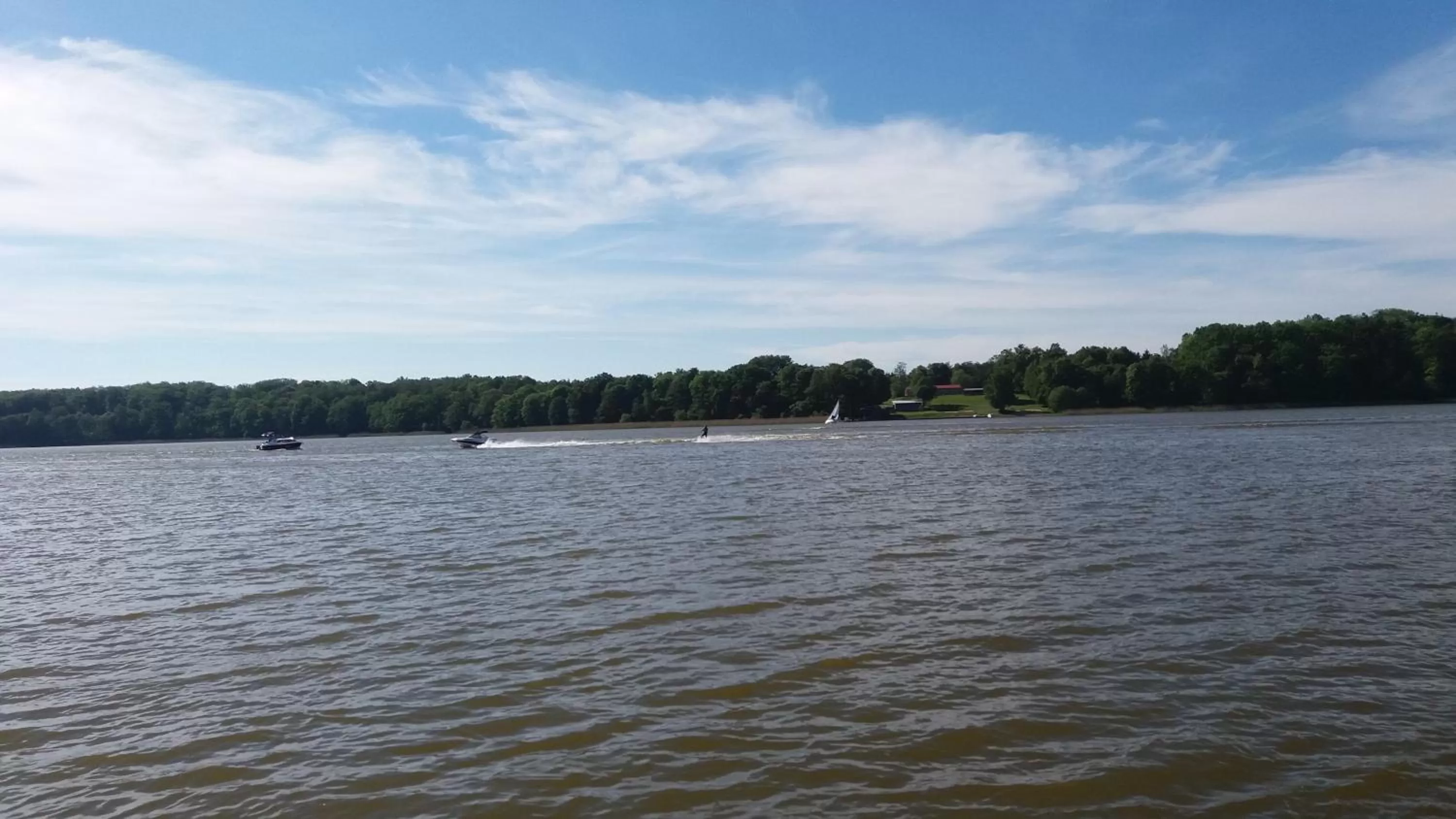 Lake view in Port Jeziorak