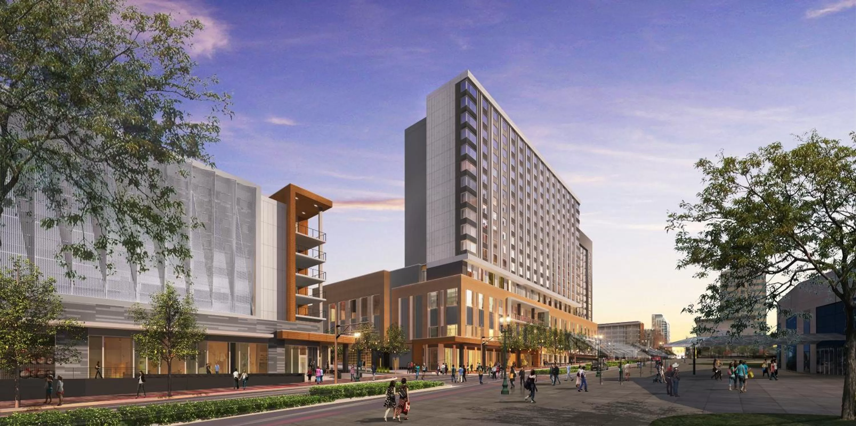 Property building in Hyatt Regency Portland at the Oregon Convention Center