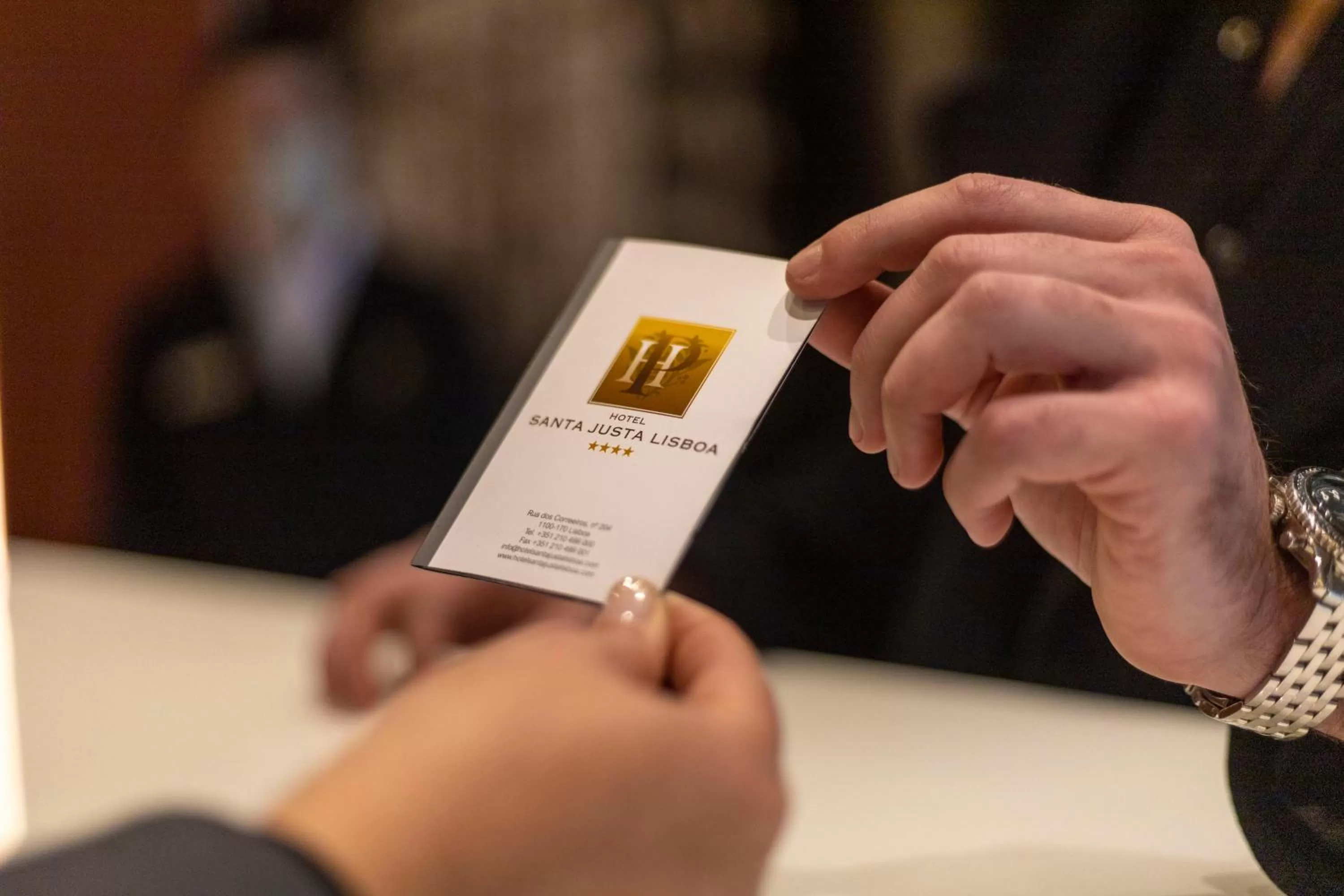 Lobby or reception in Hotel Santa Justa