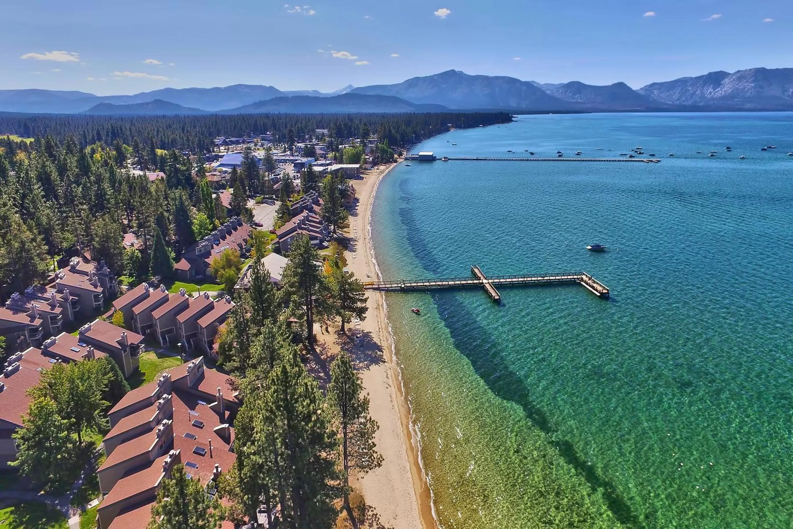 Beach, Bird's-eye View in Lakeland Village at Heavenly