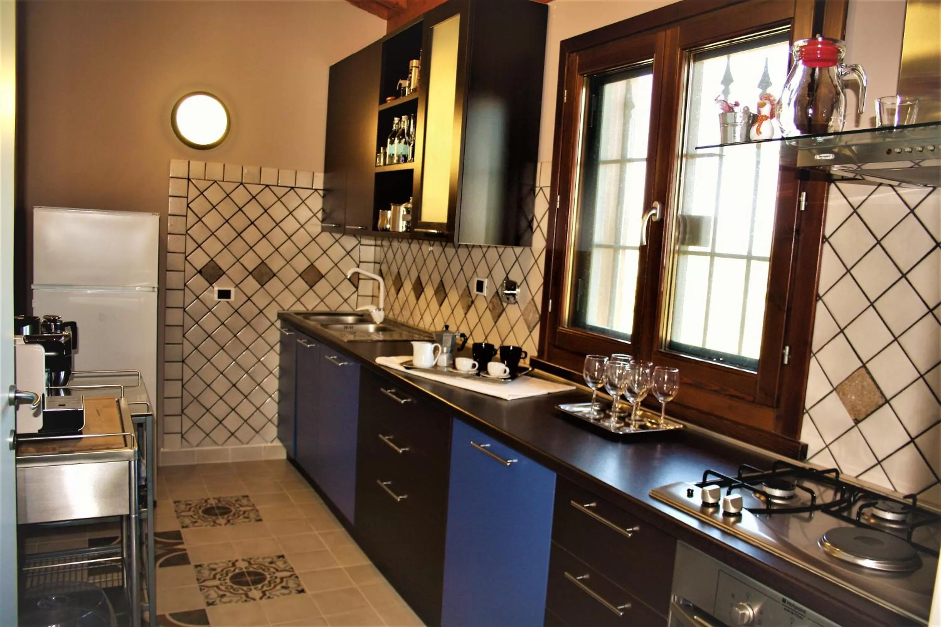 Kitchen or kitchenette in La collina delle fonti