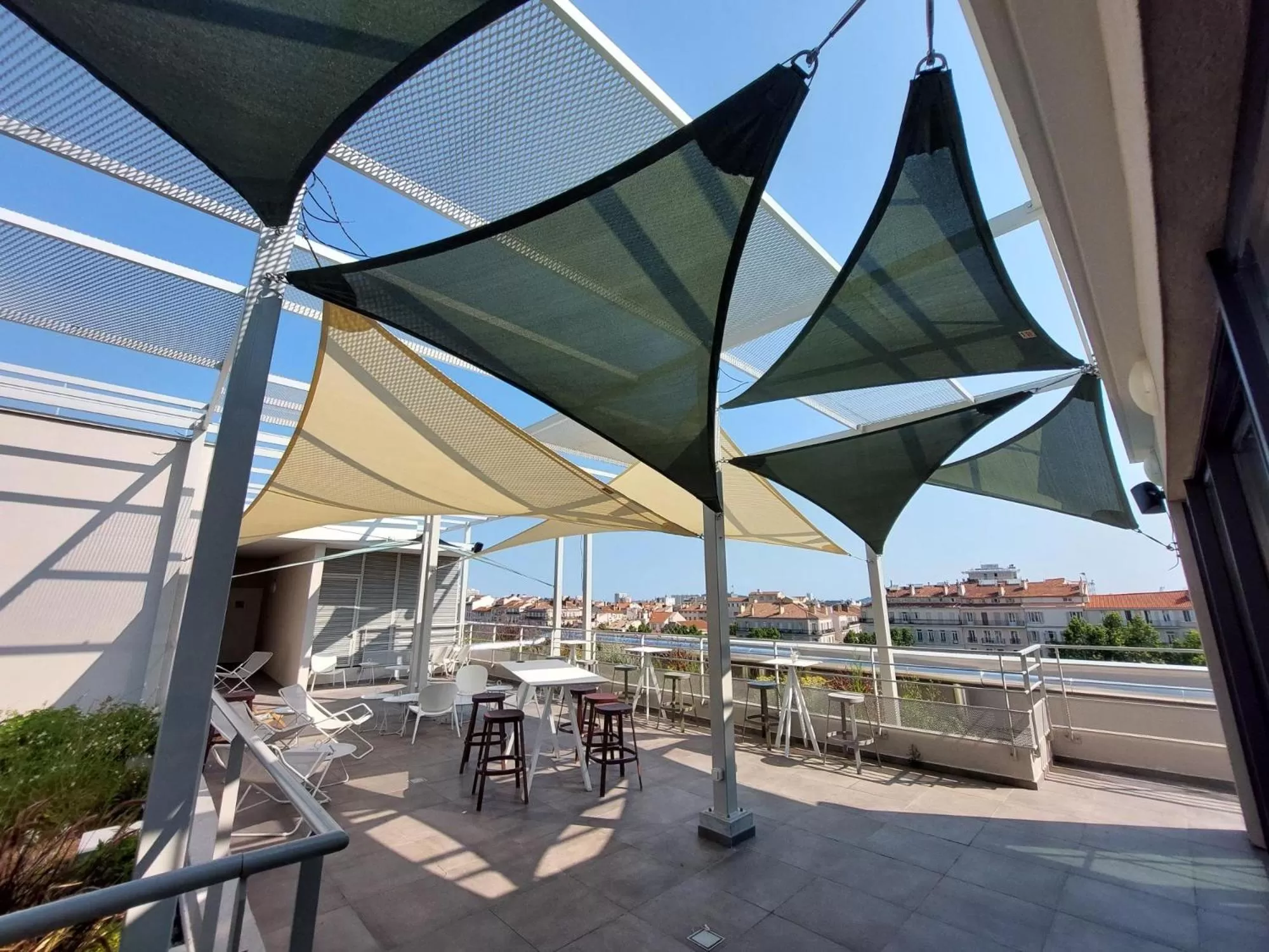 Patio in Apparthotel Privilodges Toulon
