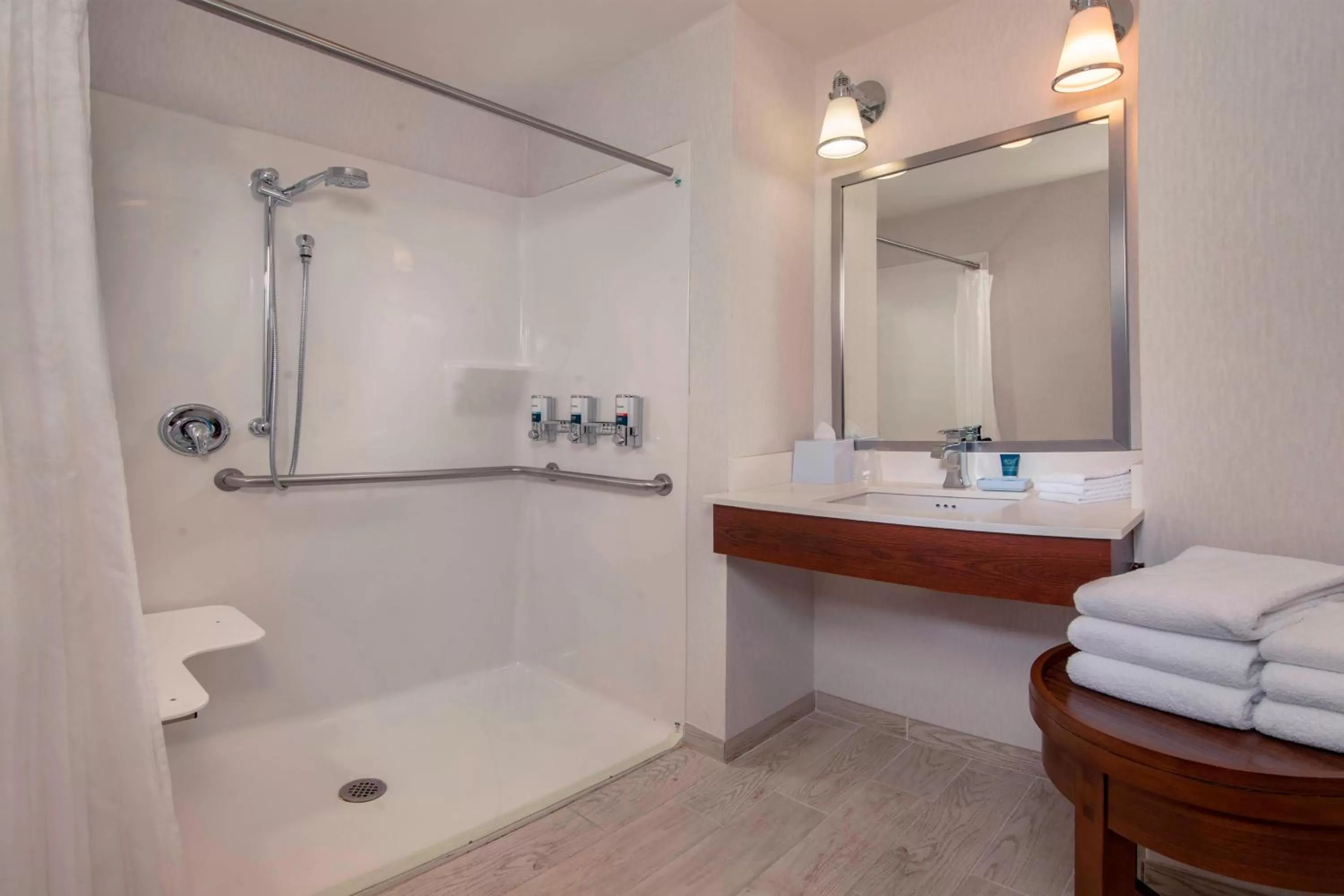 Queen Room with Two Queen Beds, Sofa Bed and Roll-in Shower - Mobility and Hearing Accessible in Four Points by Sheraton Newark Christiana Wilmington