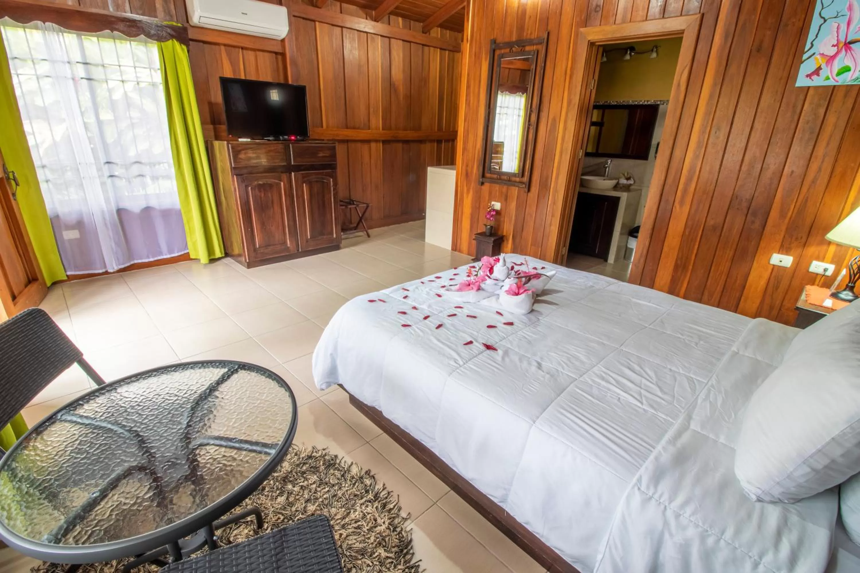 Bed in Hotel Rancho Cerro Azul