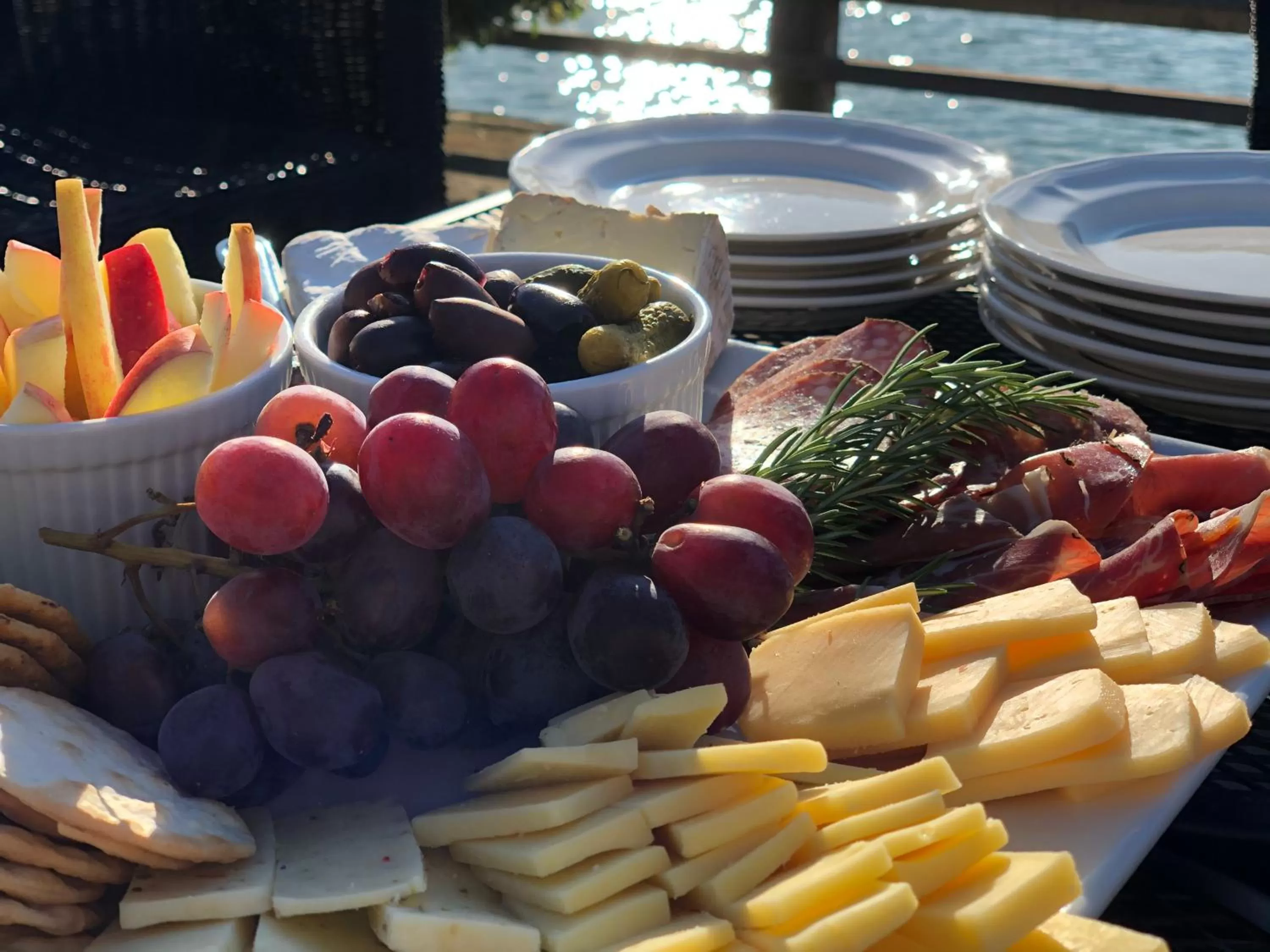 Food and drinks in La Conner Channel Lodge