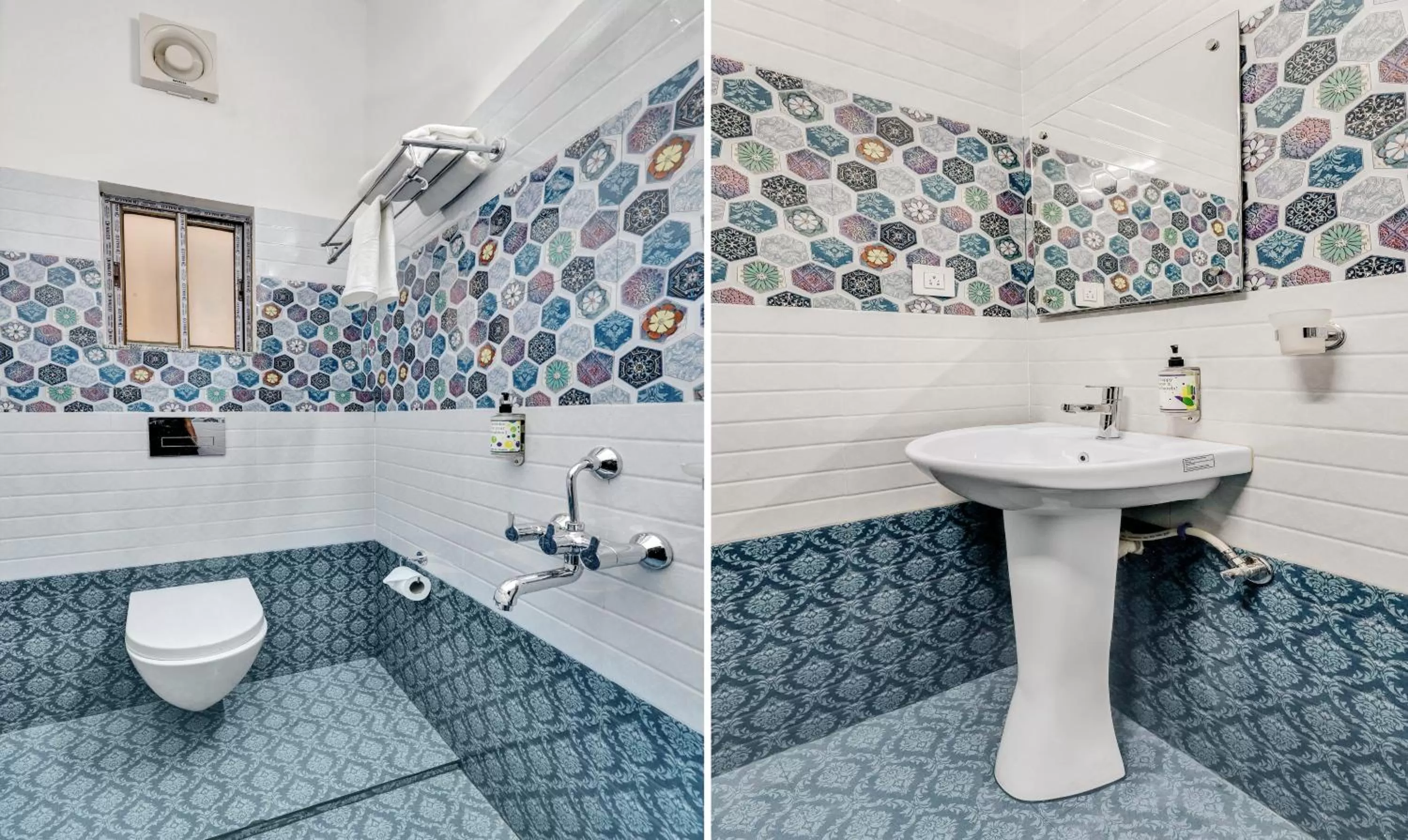 Bathroom in Treebo Hotel Mobi VIP Airport