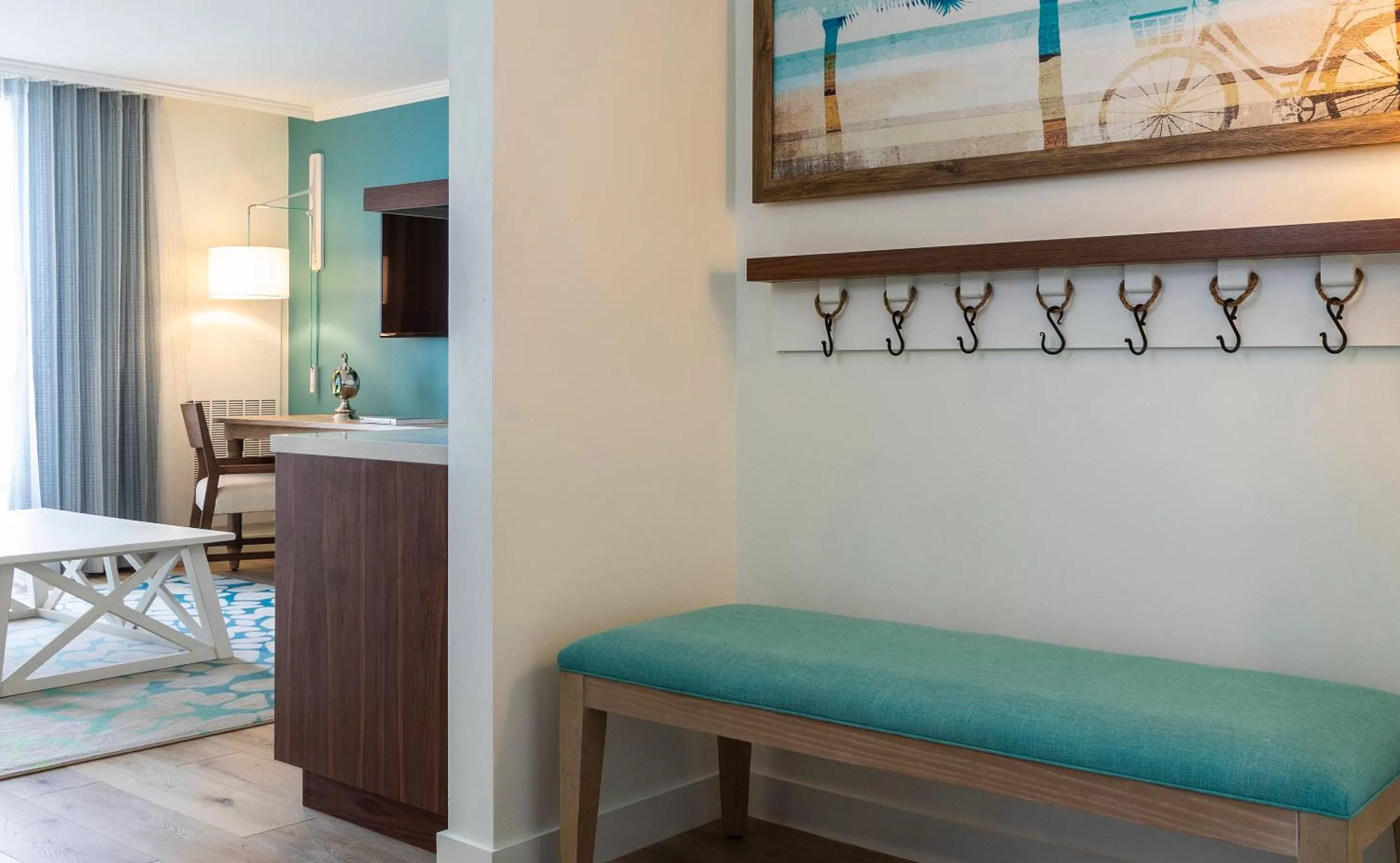 Seating area in Margaritaville Lake Resort, Lake Conroe