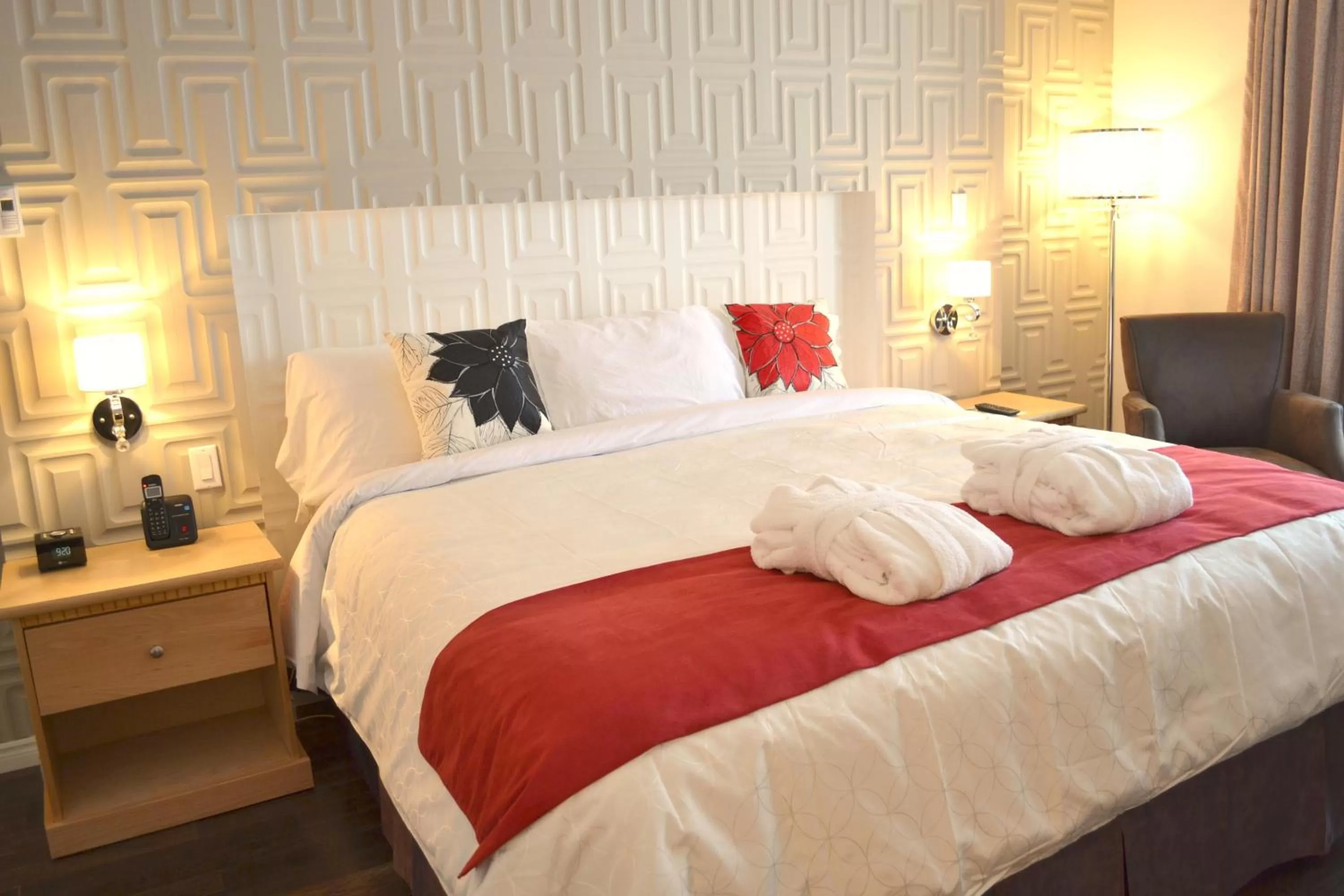 Bed in Hostellerie Baie Bleue