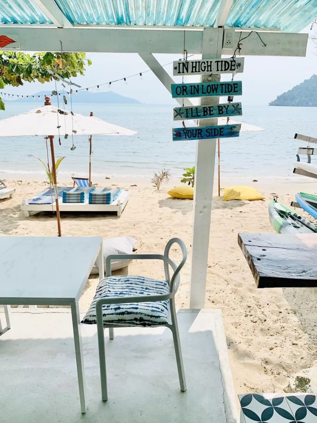 Beach in Indie Beach Bungalows