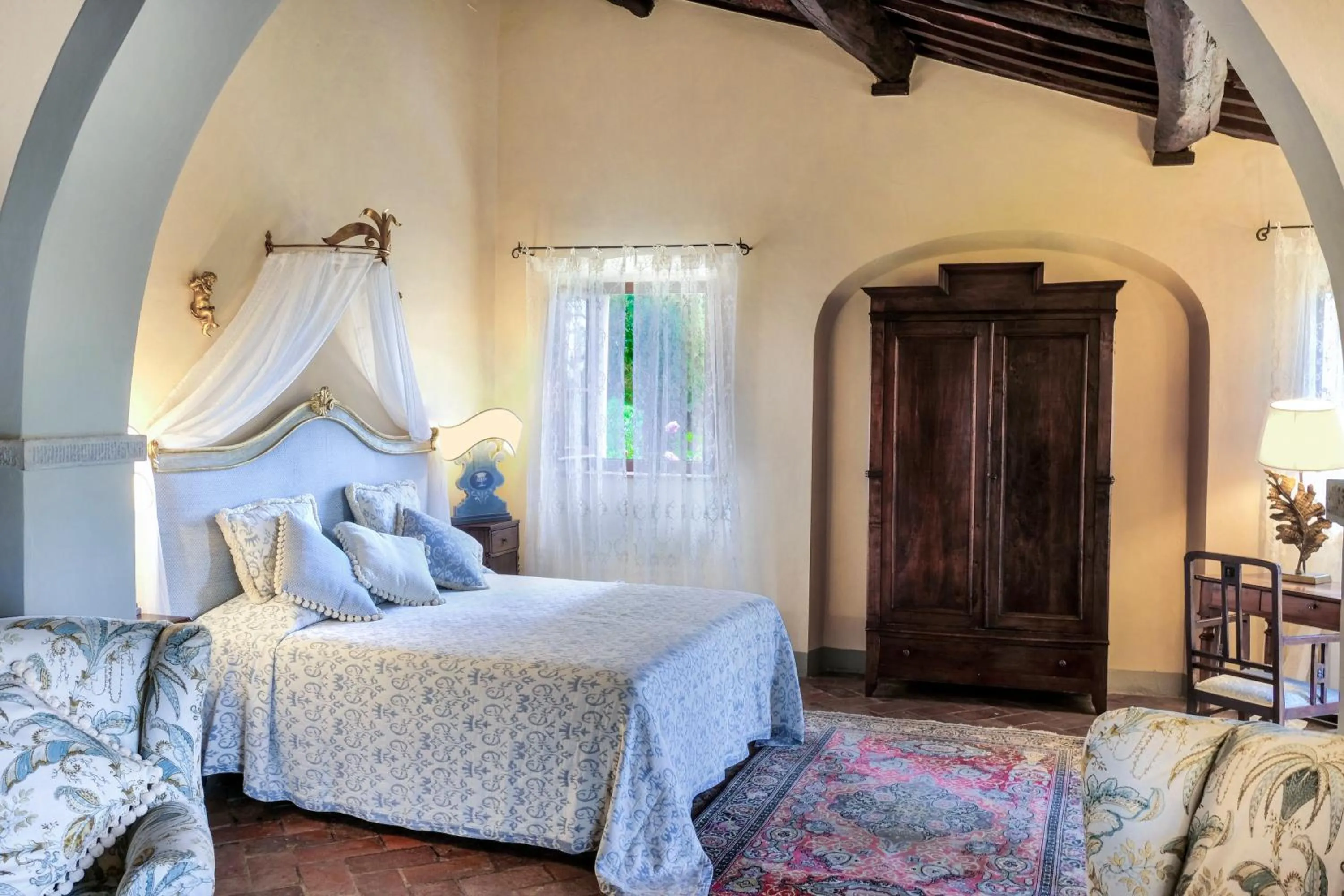 Bedroom, Bed in Il Falconiere Relais & Spa