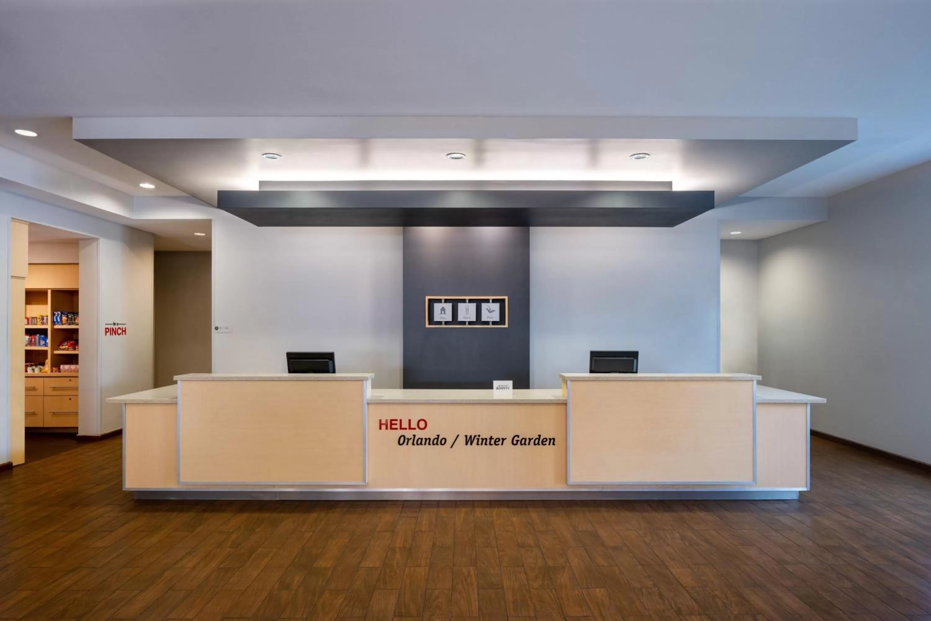 Lobby or reception in TownePlace Suites Orlando at FLAMINGO CROSSINGS Town Center, Western Entrance