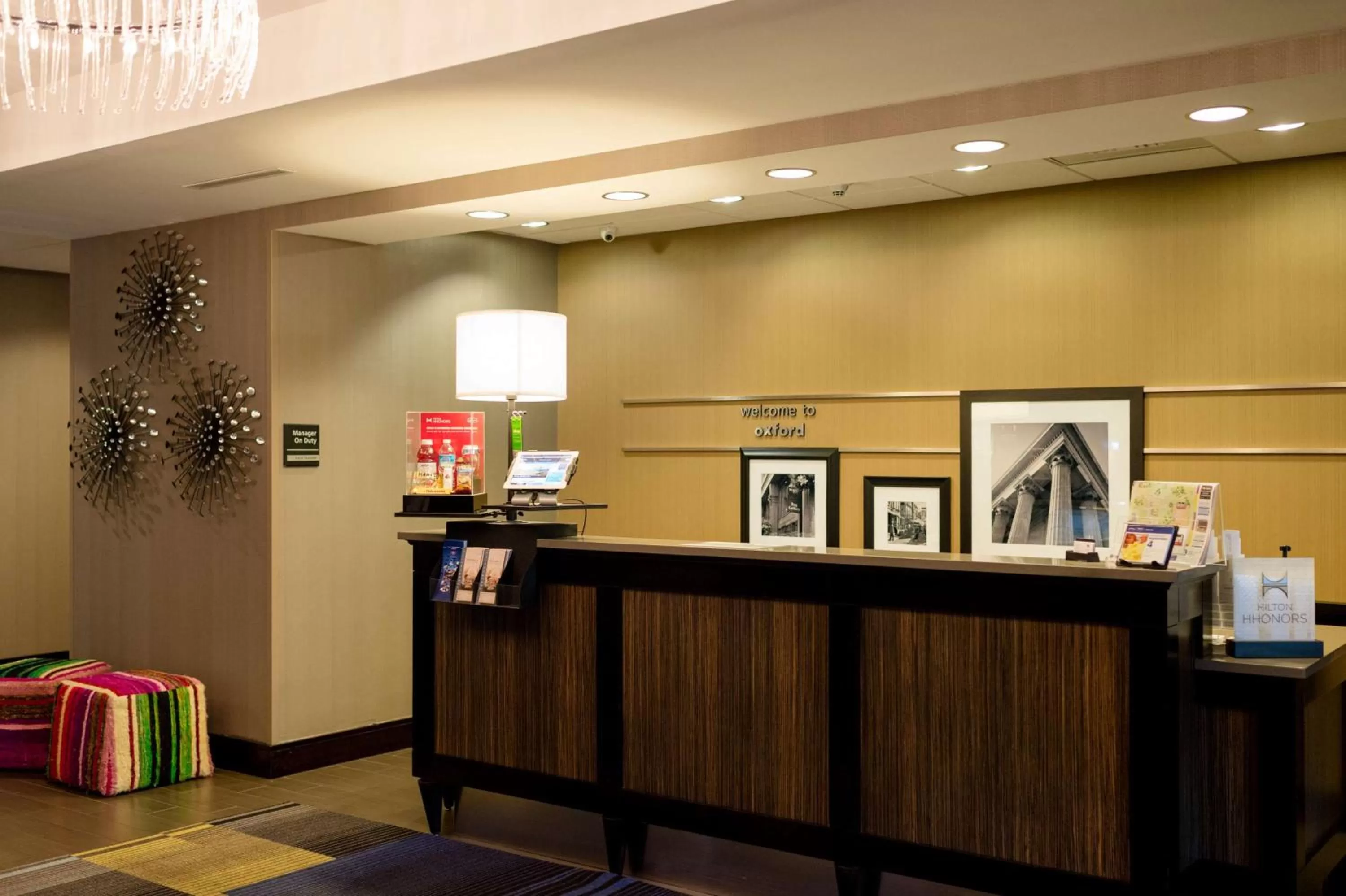 Lobby or reception in Hampton Inn Oxford/Conference Center