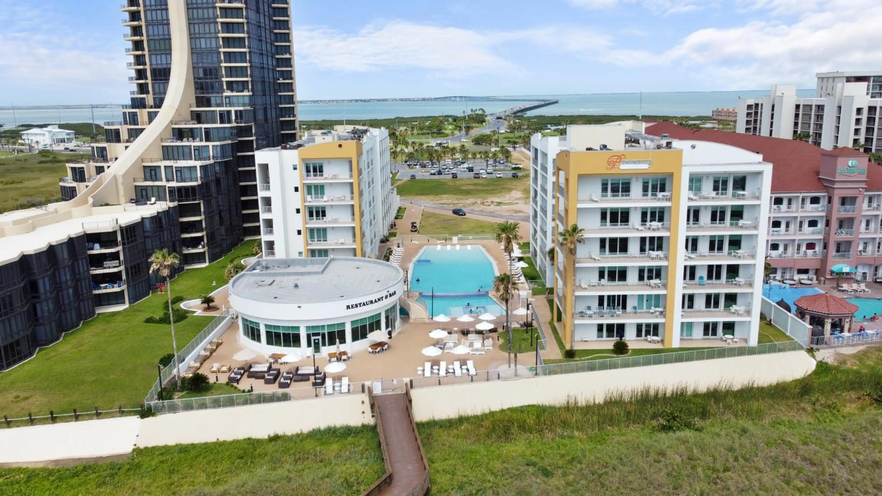 Property building in Peninsula Island Resort & Spa - Beachfront Property at South Padre Island