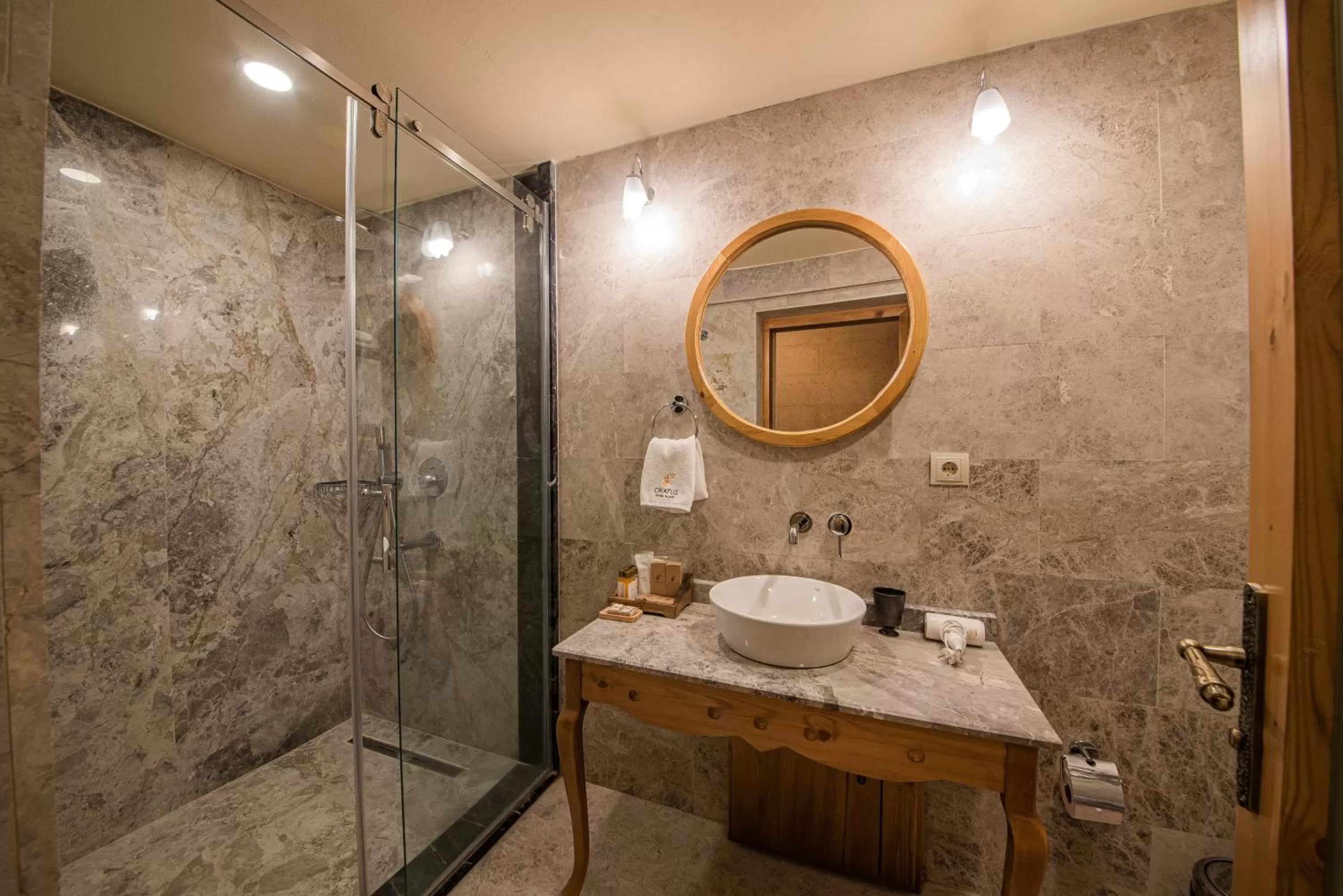 Bathroom in Cratus Stone Palace