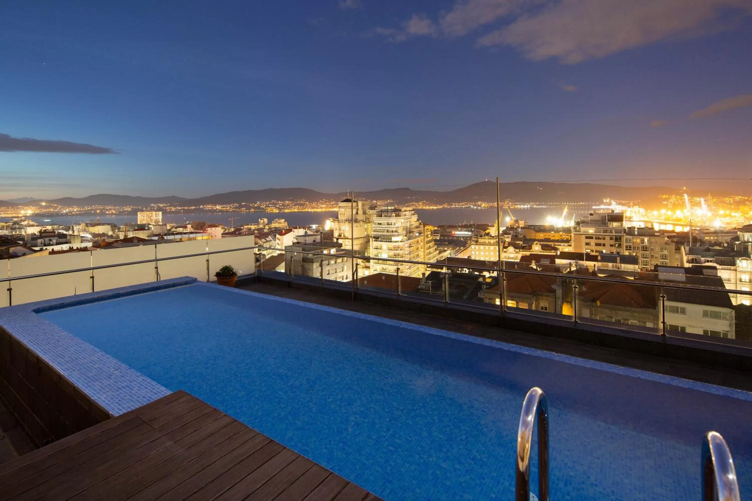 Swimming pool in Silken Axis Vigo