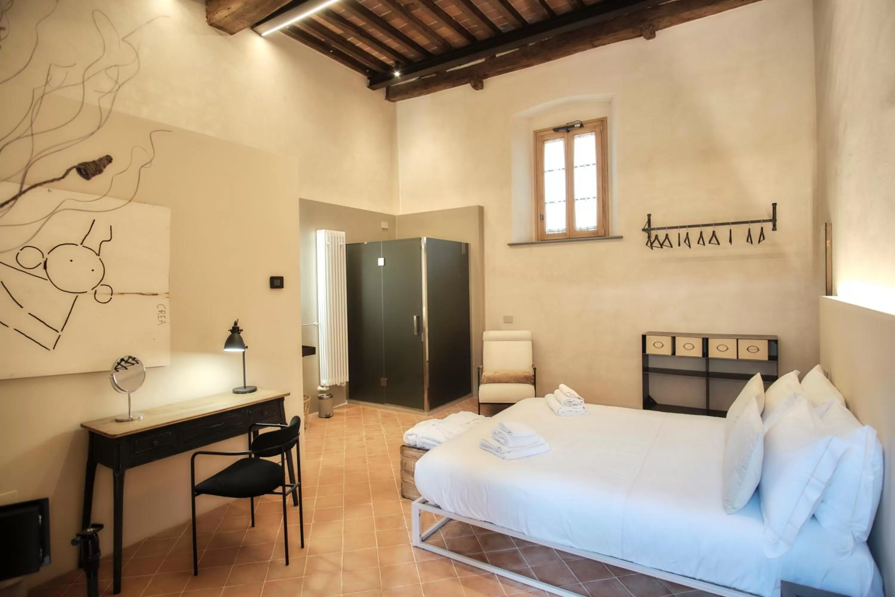 Bedroom, Bed in Badia Giulia Prestigious Historical B&B, Camaiore - Adults Only - No Pets