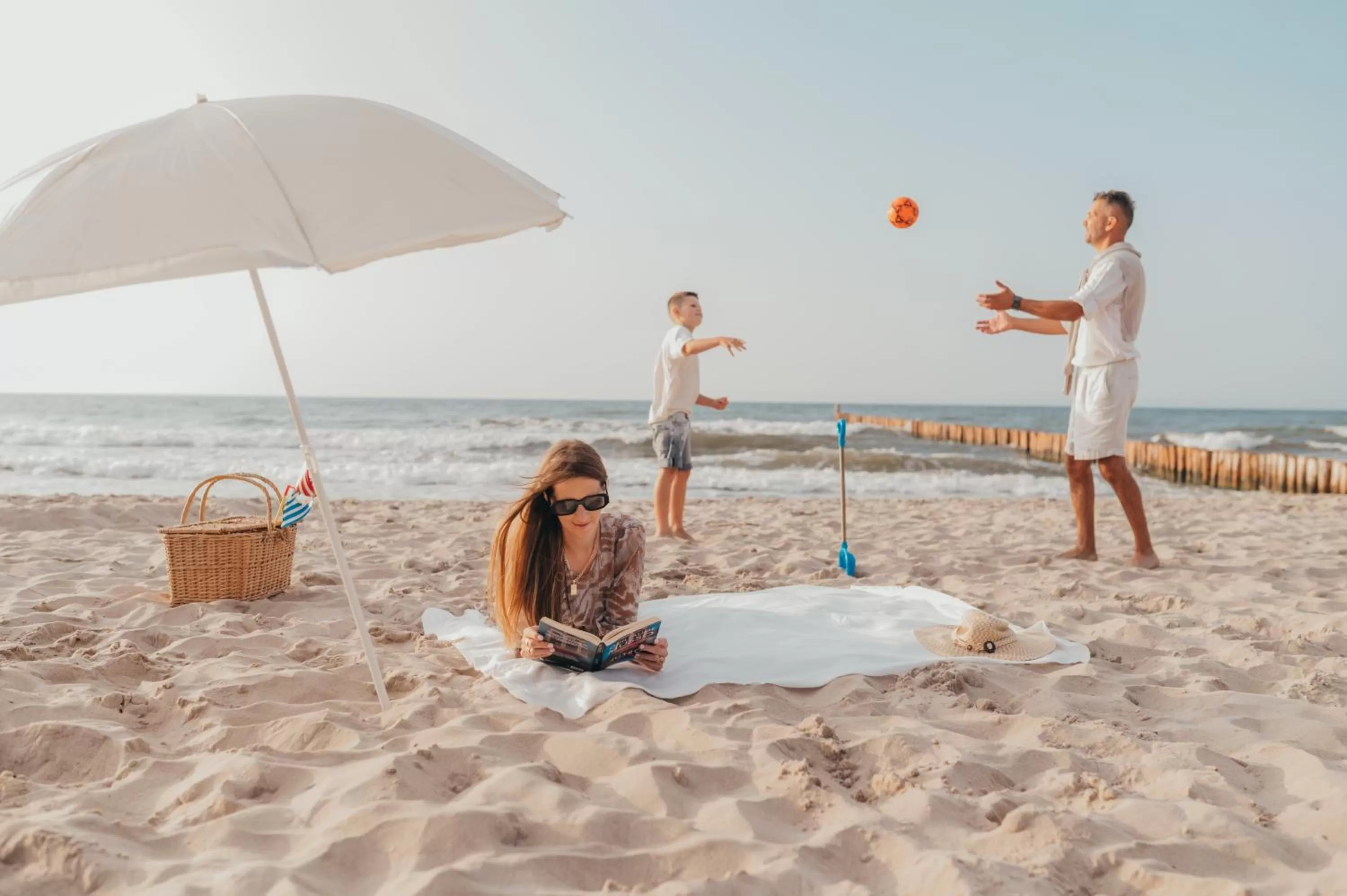 Natural landscape in Molo Park Mielno