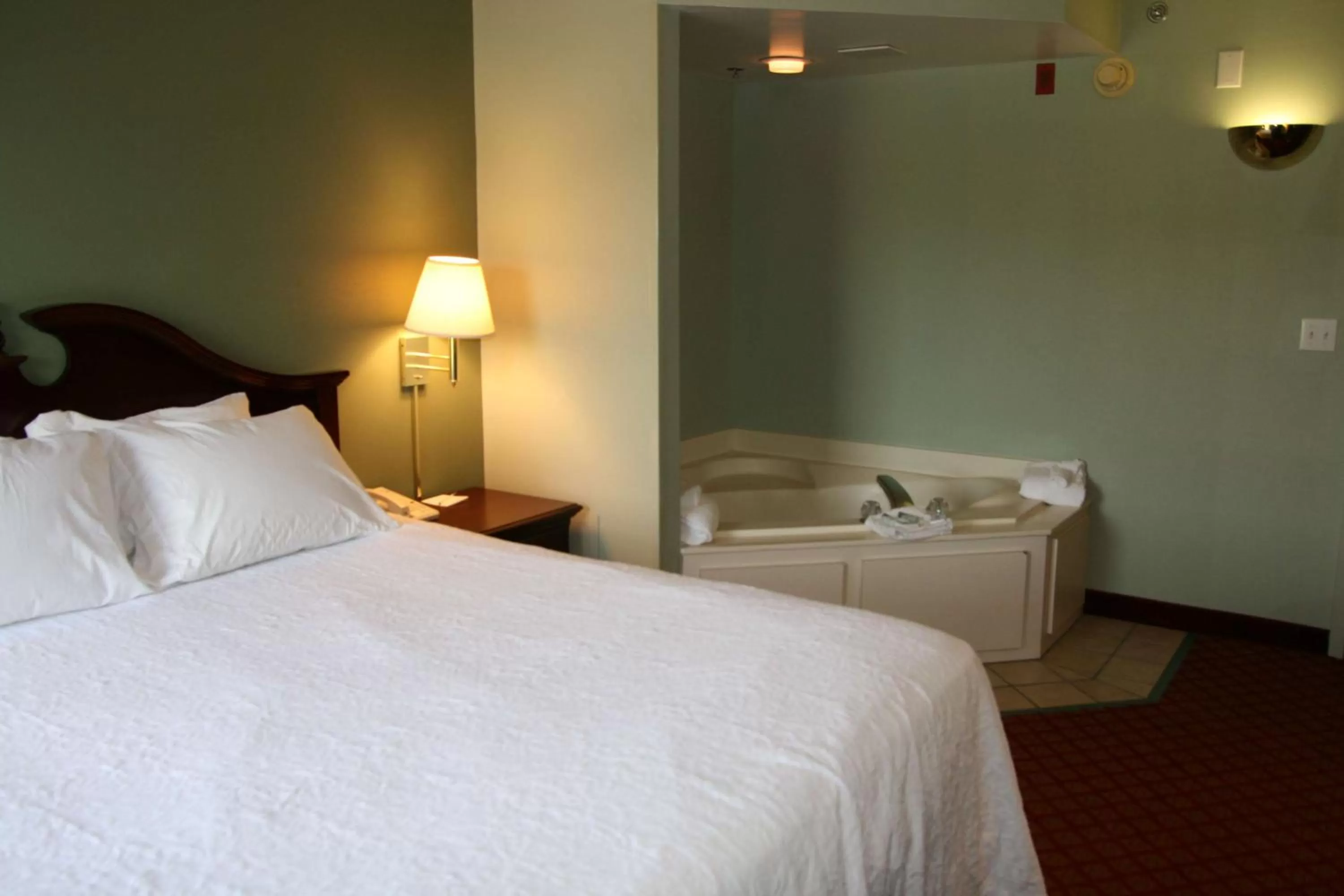 Bed in Hampton Inn - Hillsville