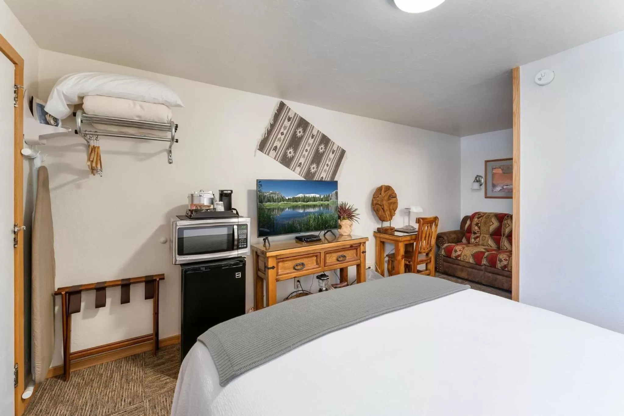 Bed in Stone Lizard Lodge