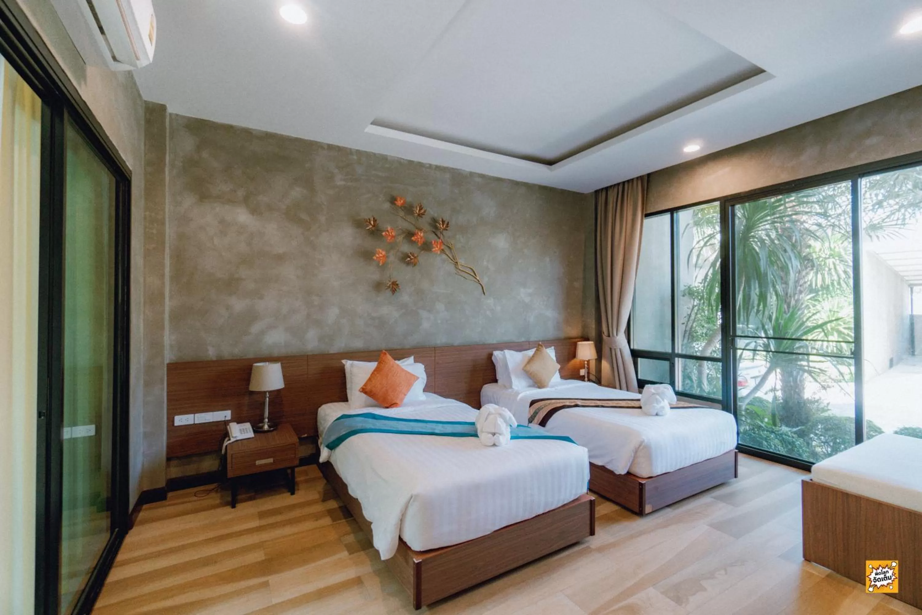 Bed in Blue River Resort