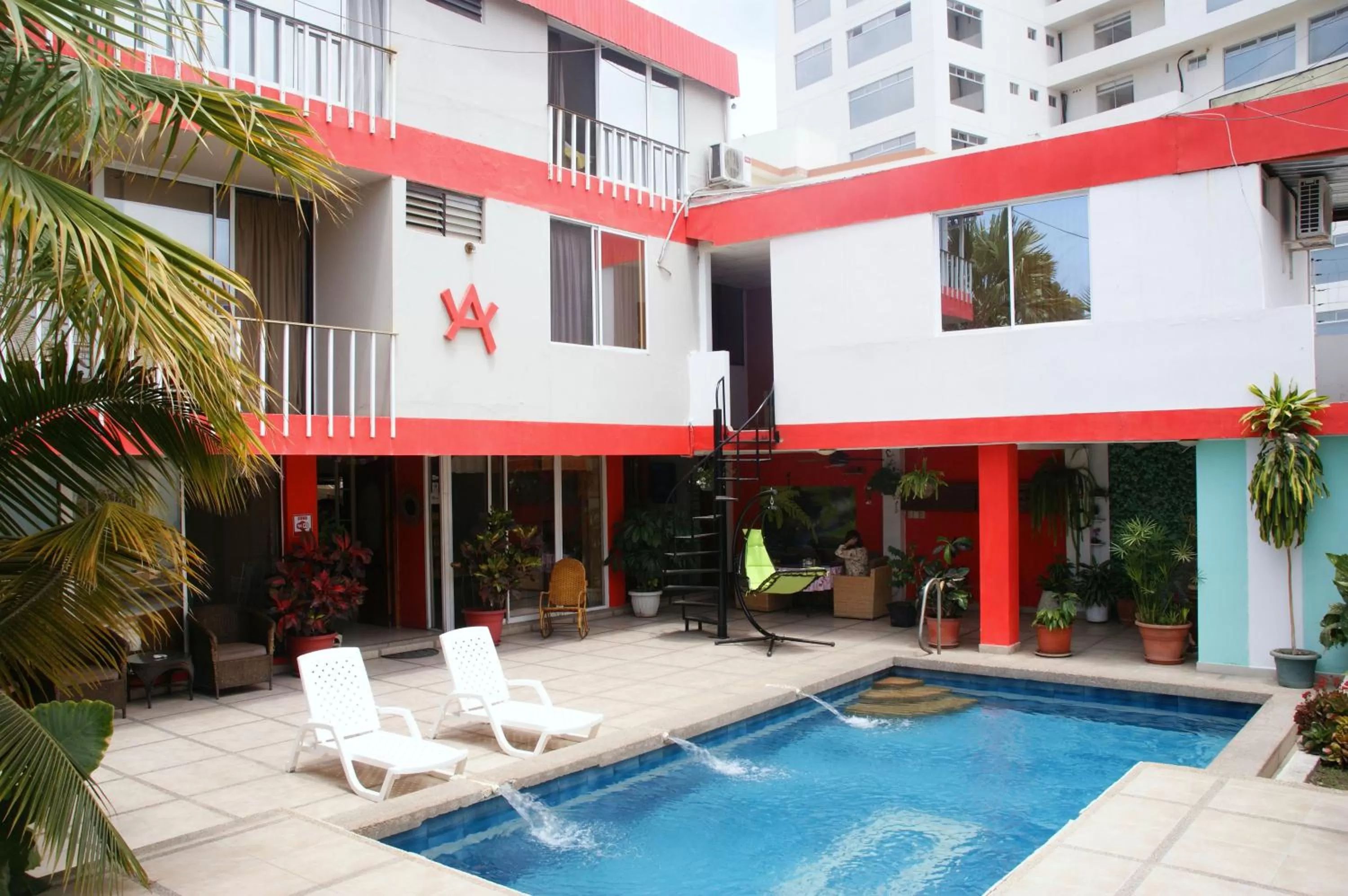 Property building in Hostal Antares