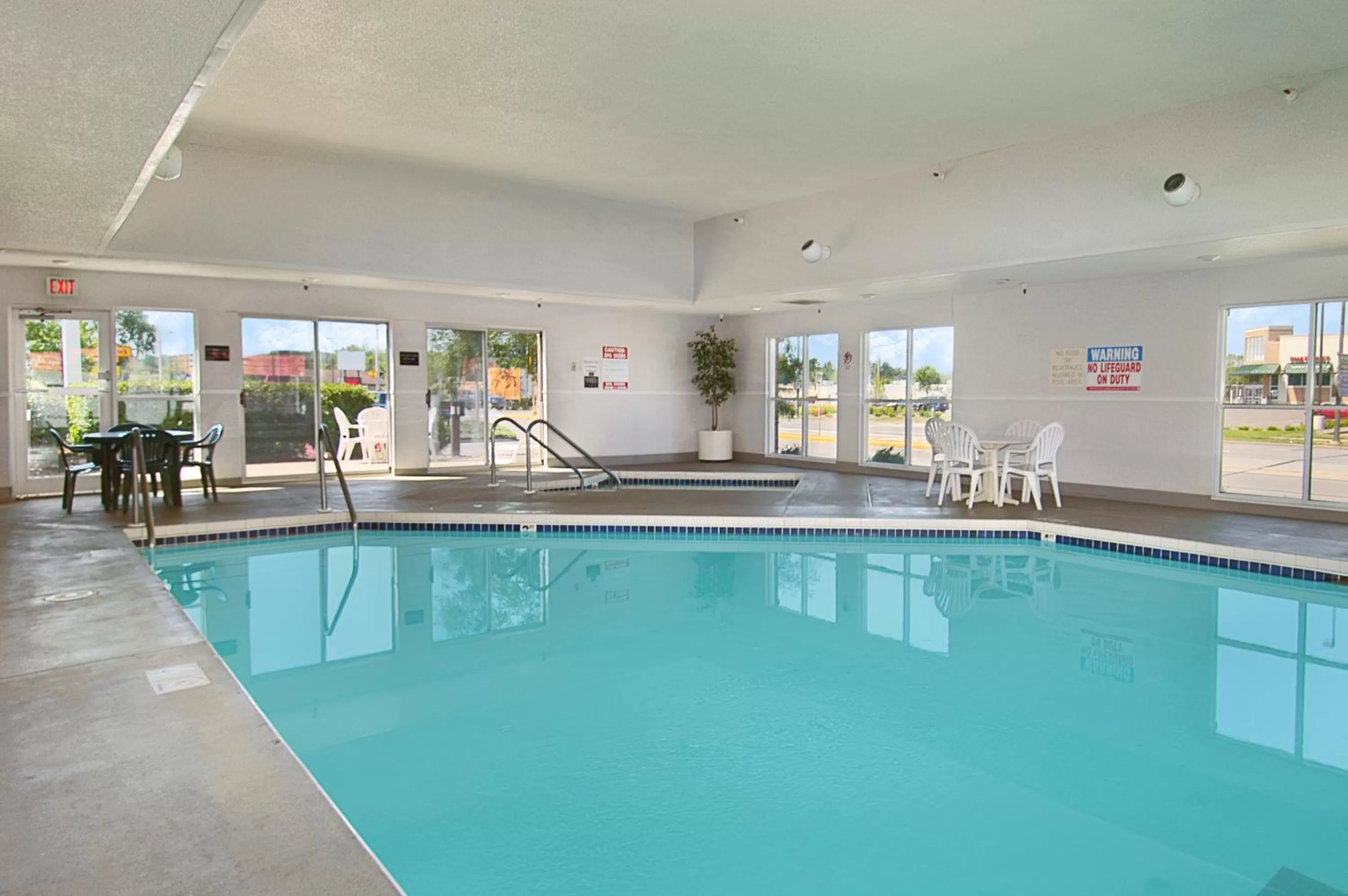 Swimming pool in Super 8 by Wyndham Menomonie WI