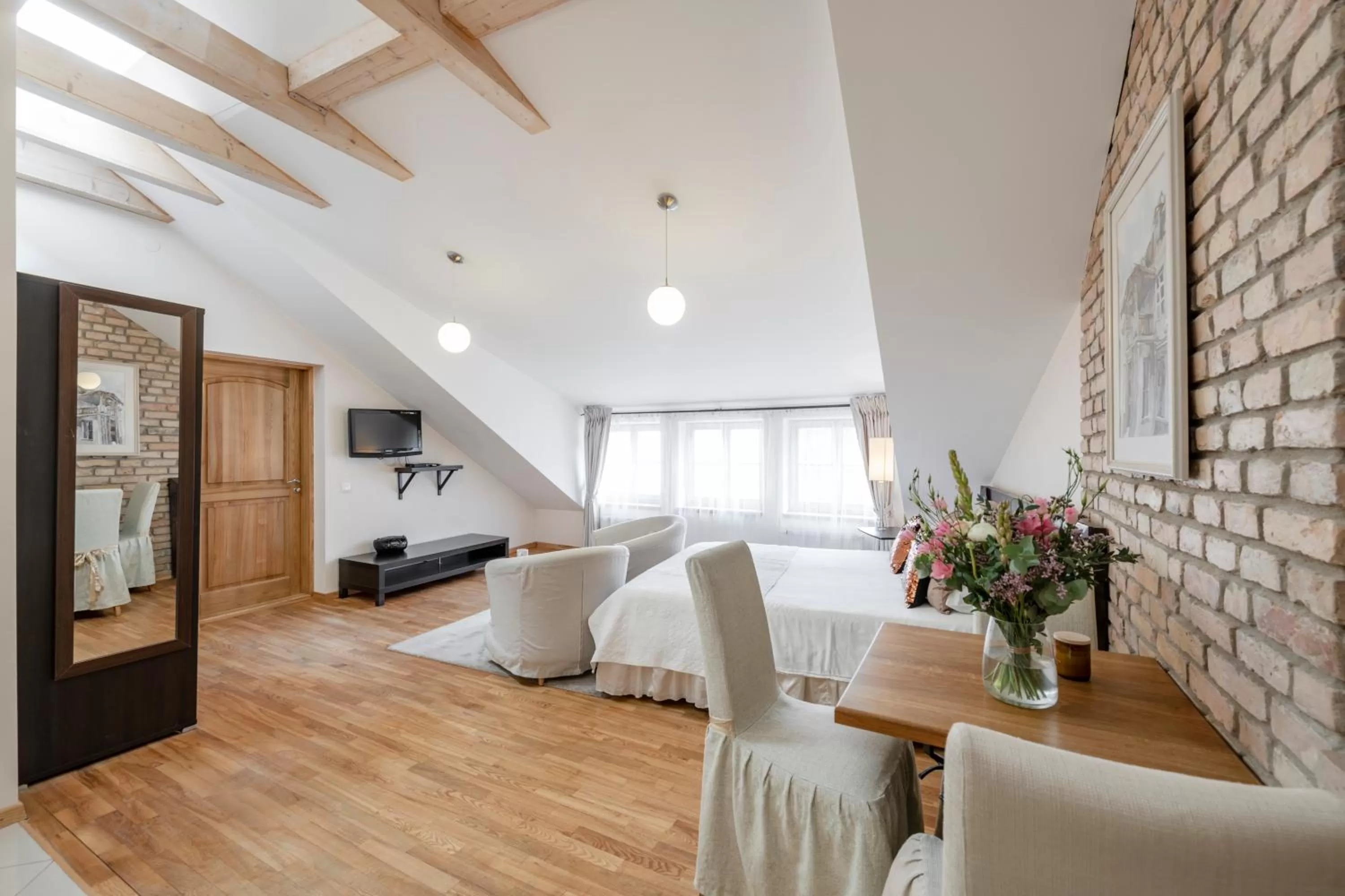 Photo of the whole room, Seating Area in Vilnius Apartments