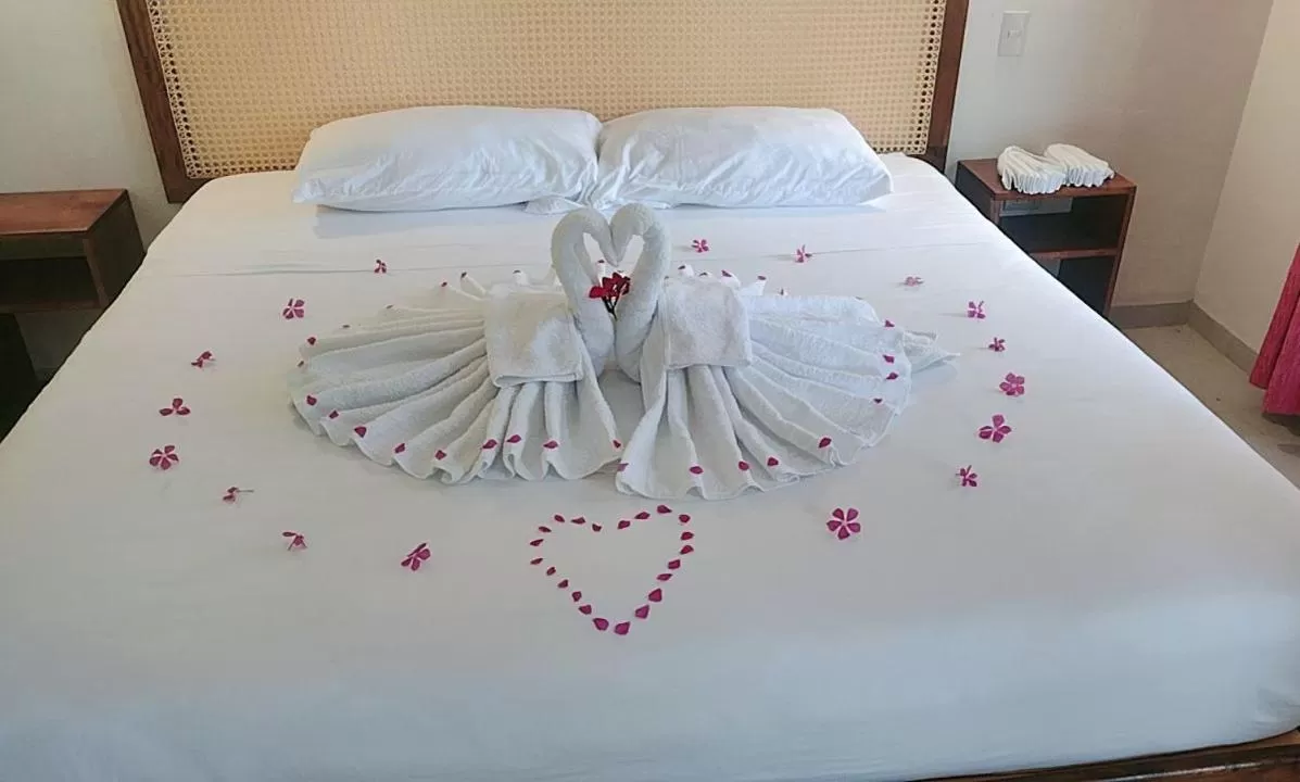 Bed in Hacienda María Elena Yucatán