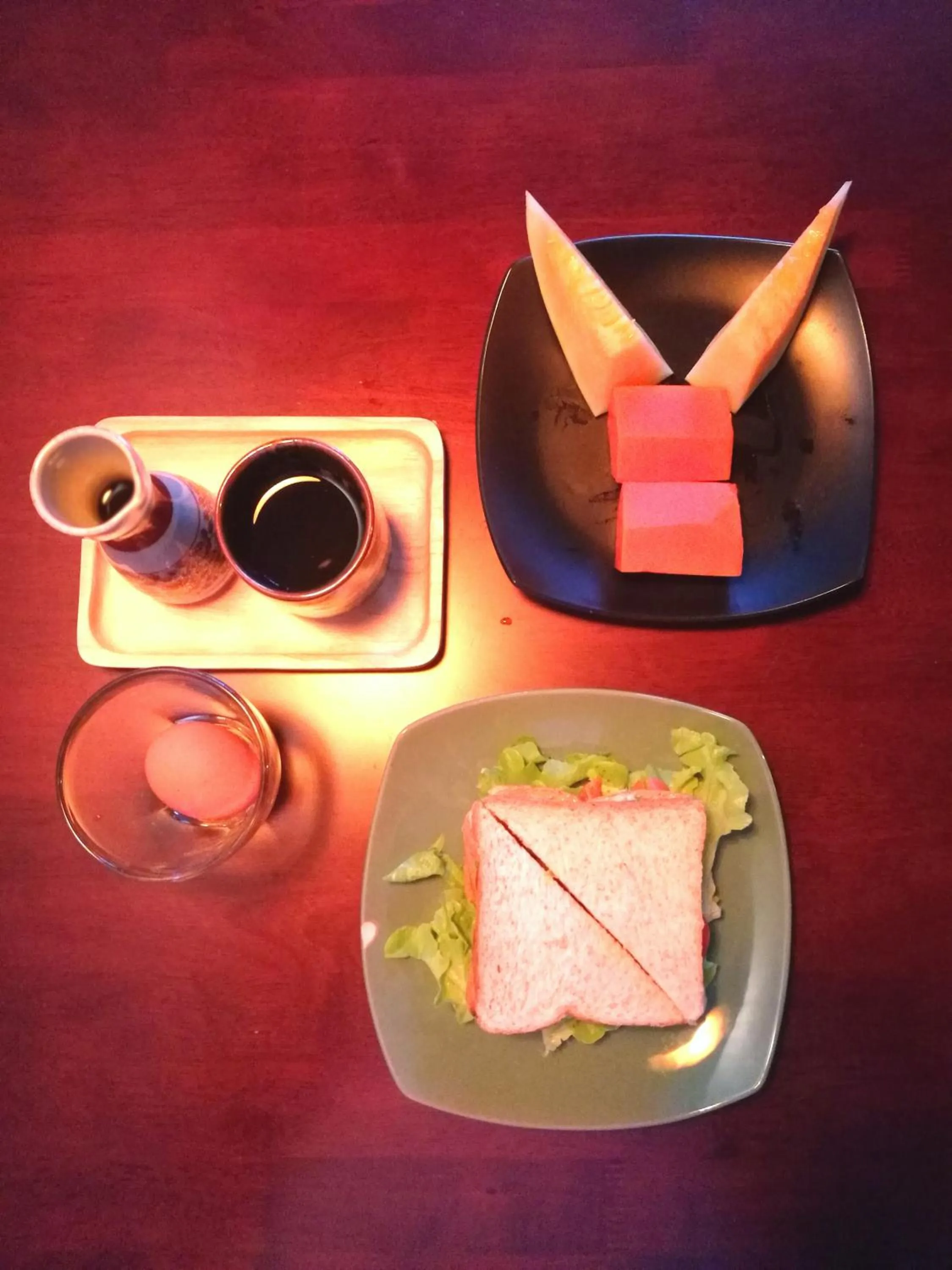 Breakfast in Phob phan Hostel