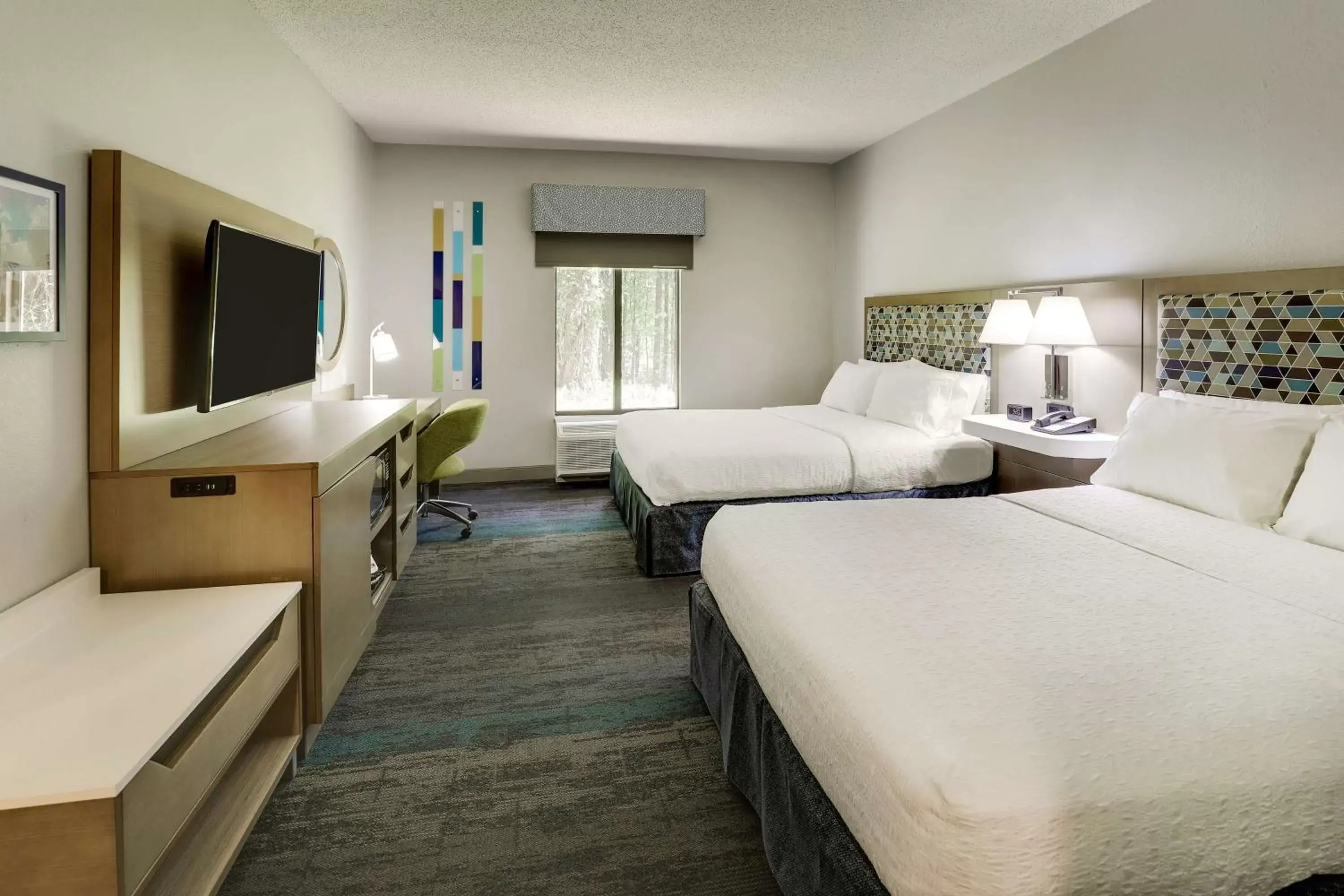 Queen Room with Two Queen Beds - Mobility Access/Non-Smoking in Hampton Inn Cumming Queen Room with Two Queen Beds - Mobility Access/Non-Smoking in Hampton Inn Cumming