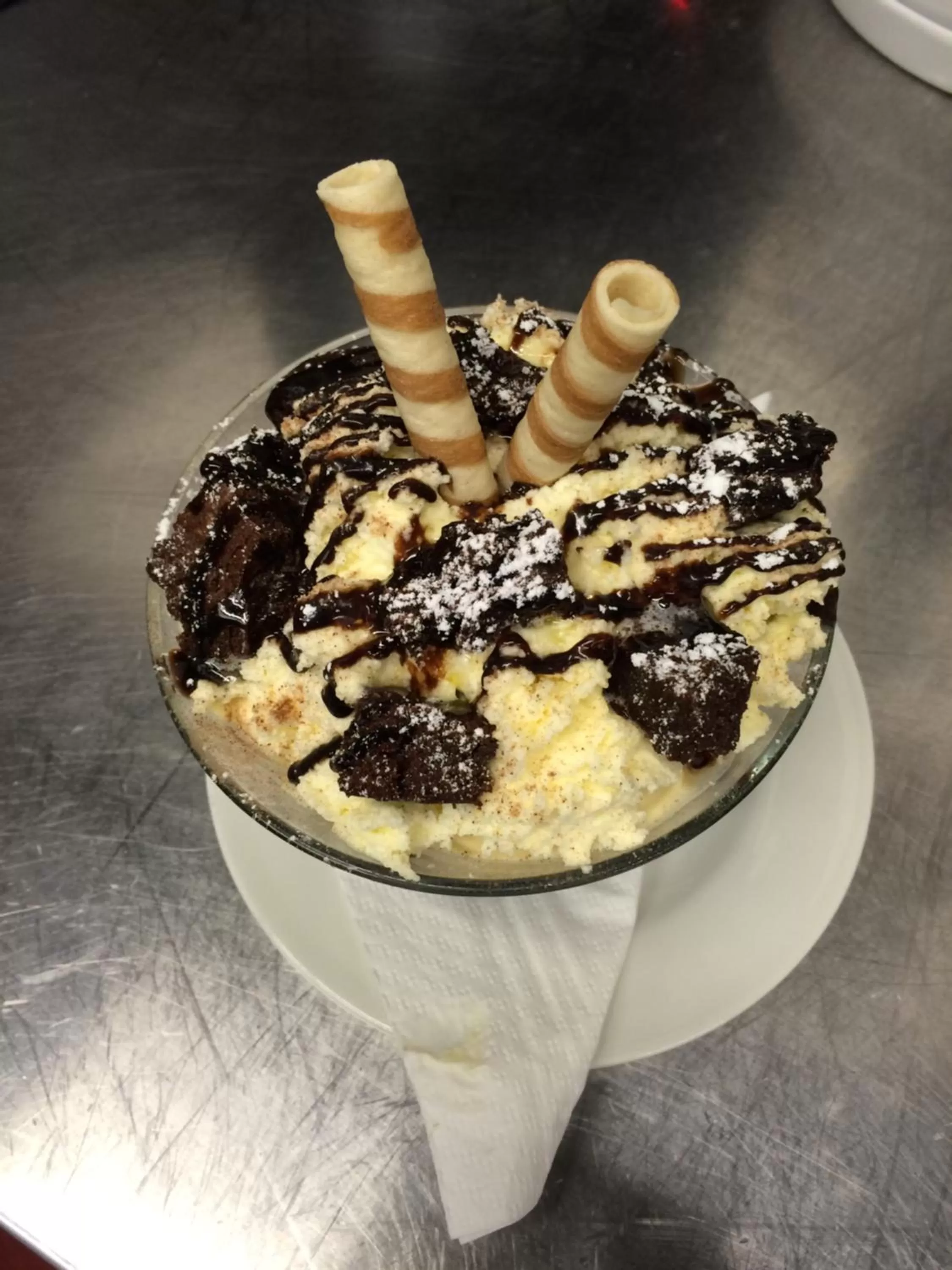 Food close-up in The George Hotel