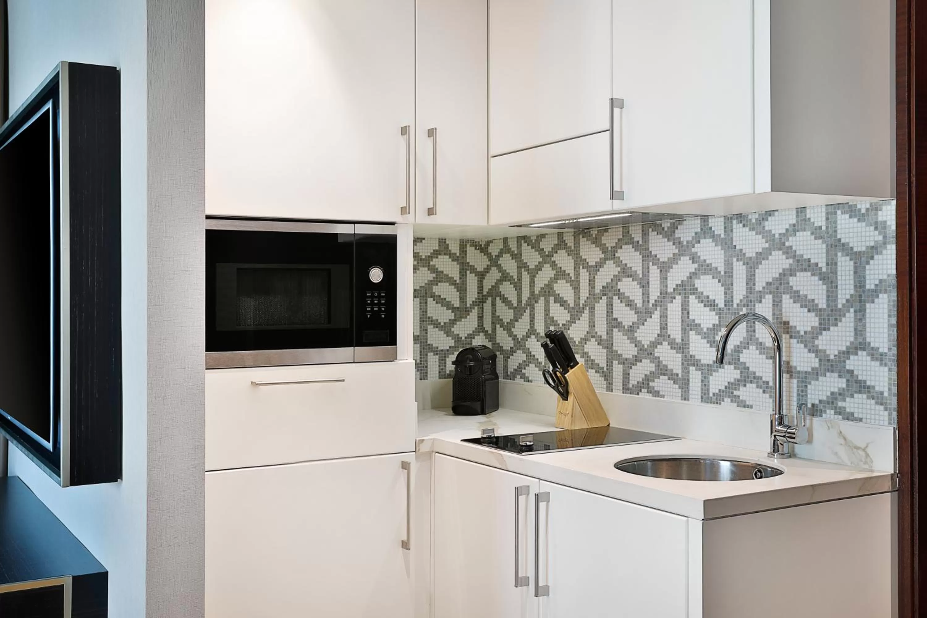 kitchen in Hilton Doha The Pearl