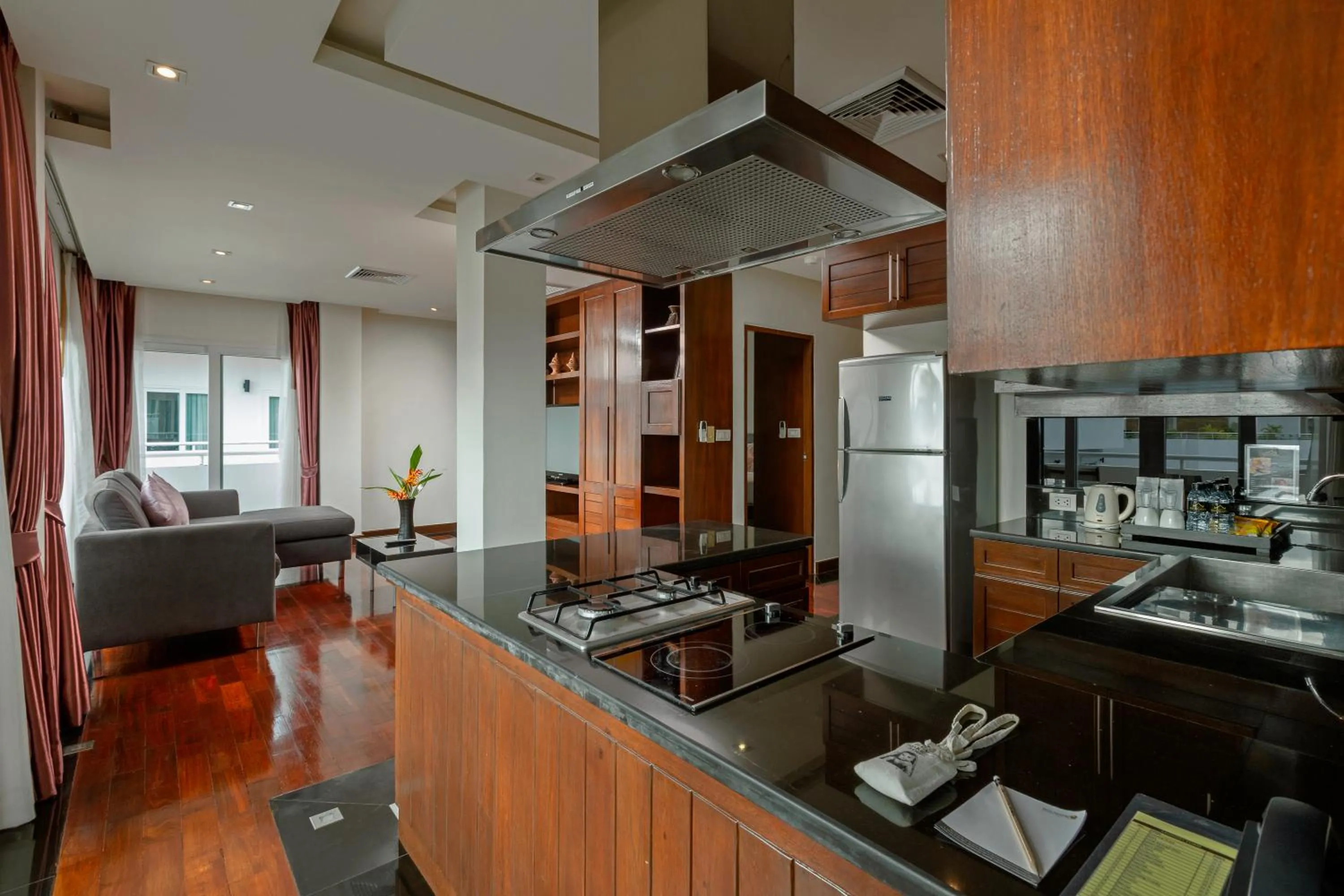 Kitchen or kitchenette in Phunawa Resort Phuket Karon Beach - SHA Plus