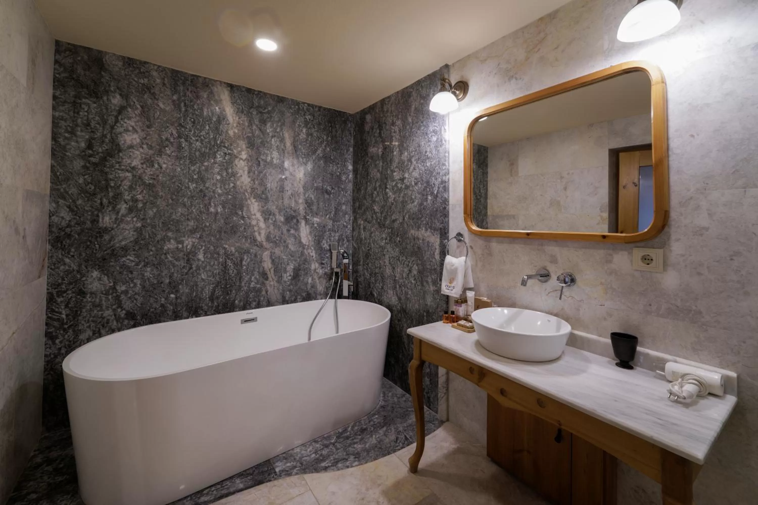 Bathroom in Cratus Stone Palace